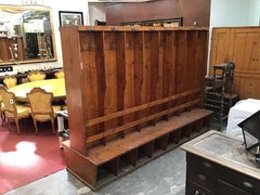 Mid-Century Modern Gym Dressing Room Italian Freestanding Coat and Shoe Rack