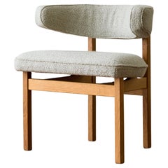Mid Century Modern Half Moon Side Chair