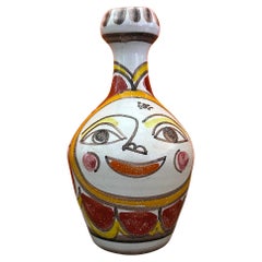 Pichet / Vase en céramique peint à la main, mi-siècle moderne, de Giovanni Desimone