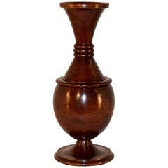 Mid-Century Modern Hand Turned Vase