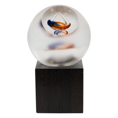 Mid-Century Modern Hand Blown Sculpture by Göran Wärff for Kosta Boda