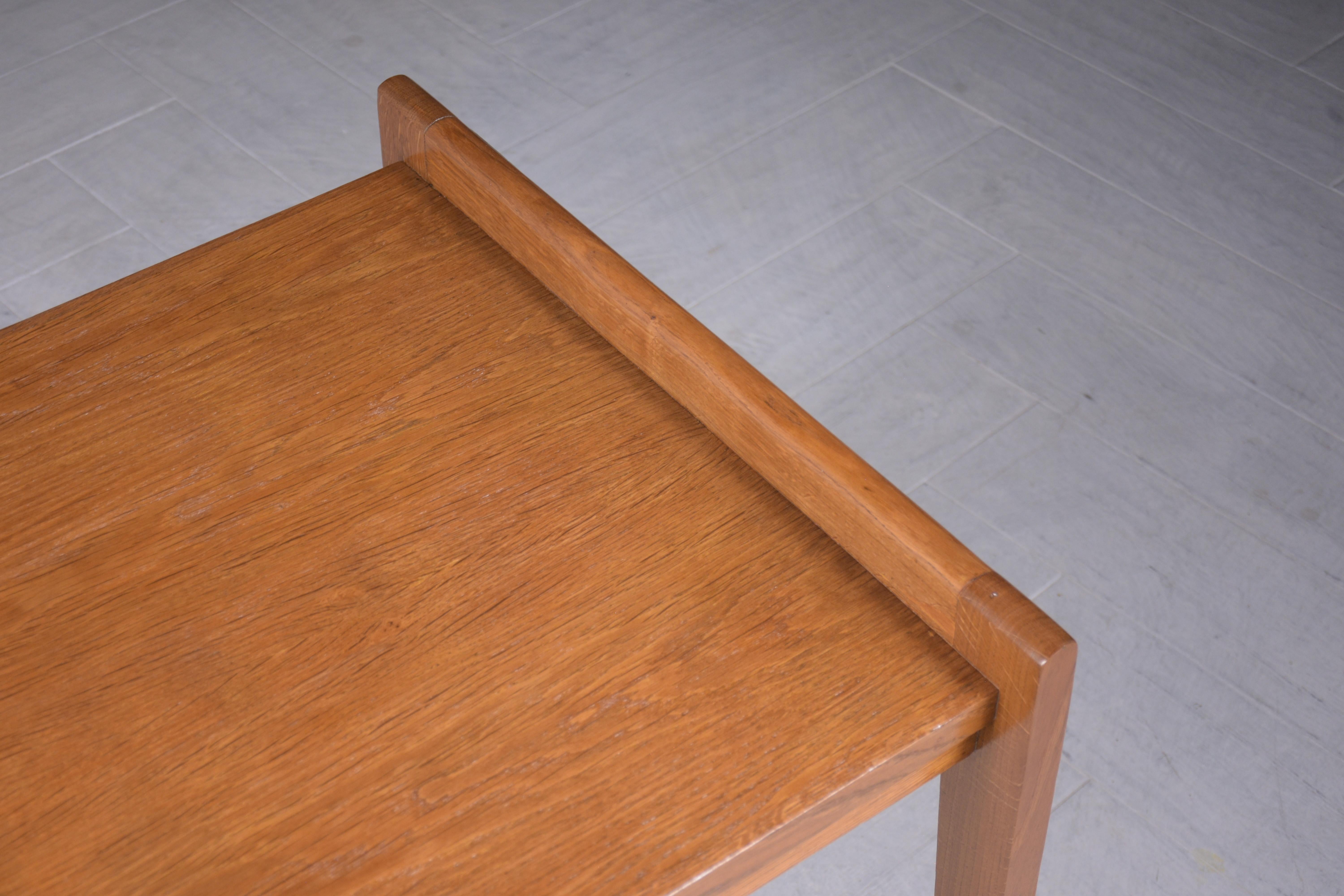 Danish Vintage Mid-Century Handcrafted End Table For Sale