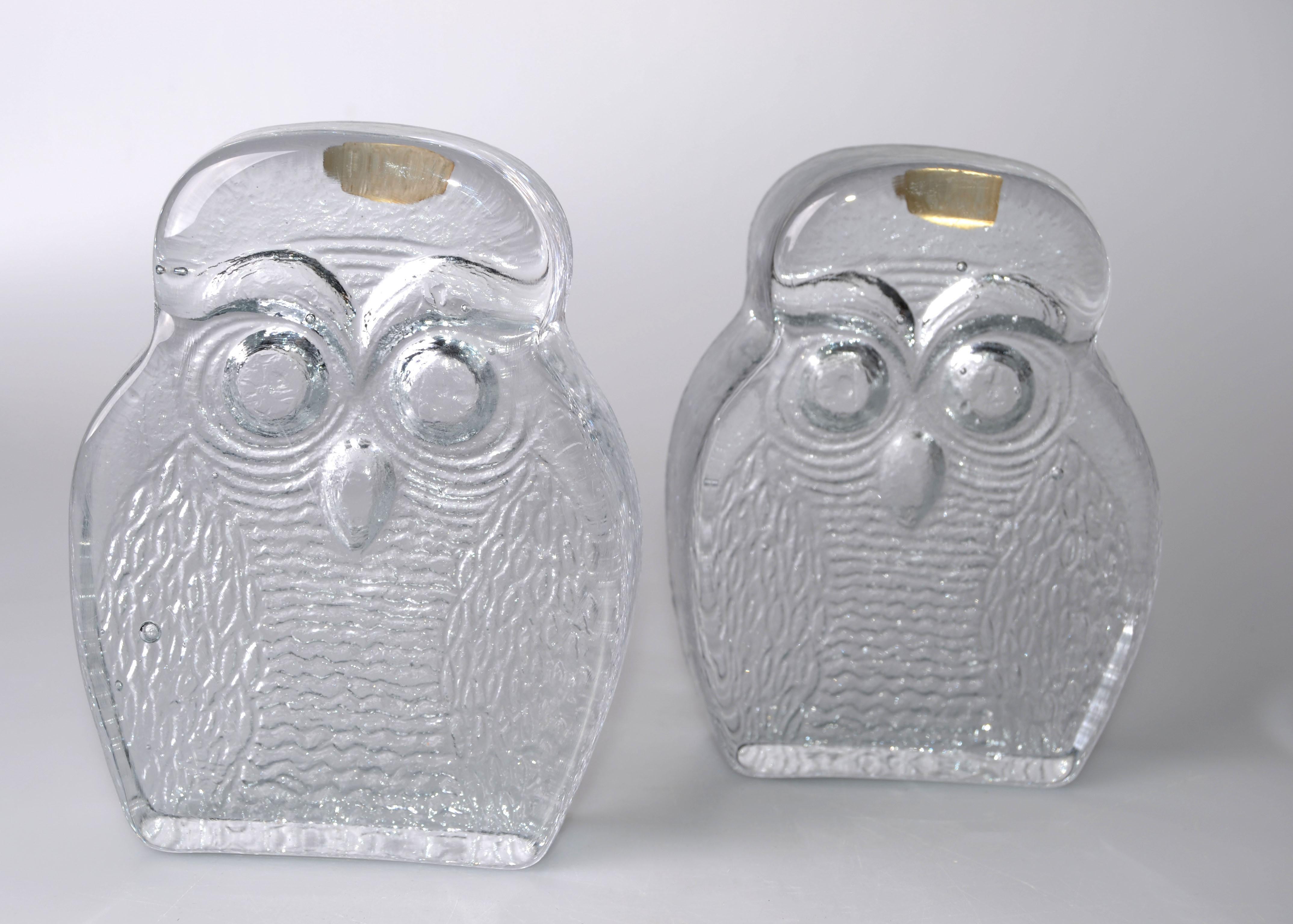 blenko owl vase