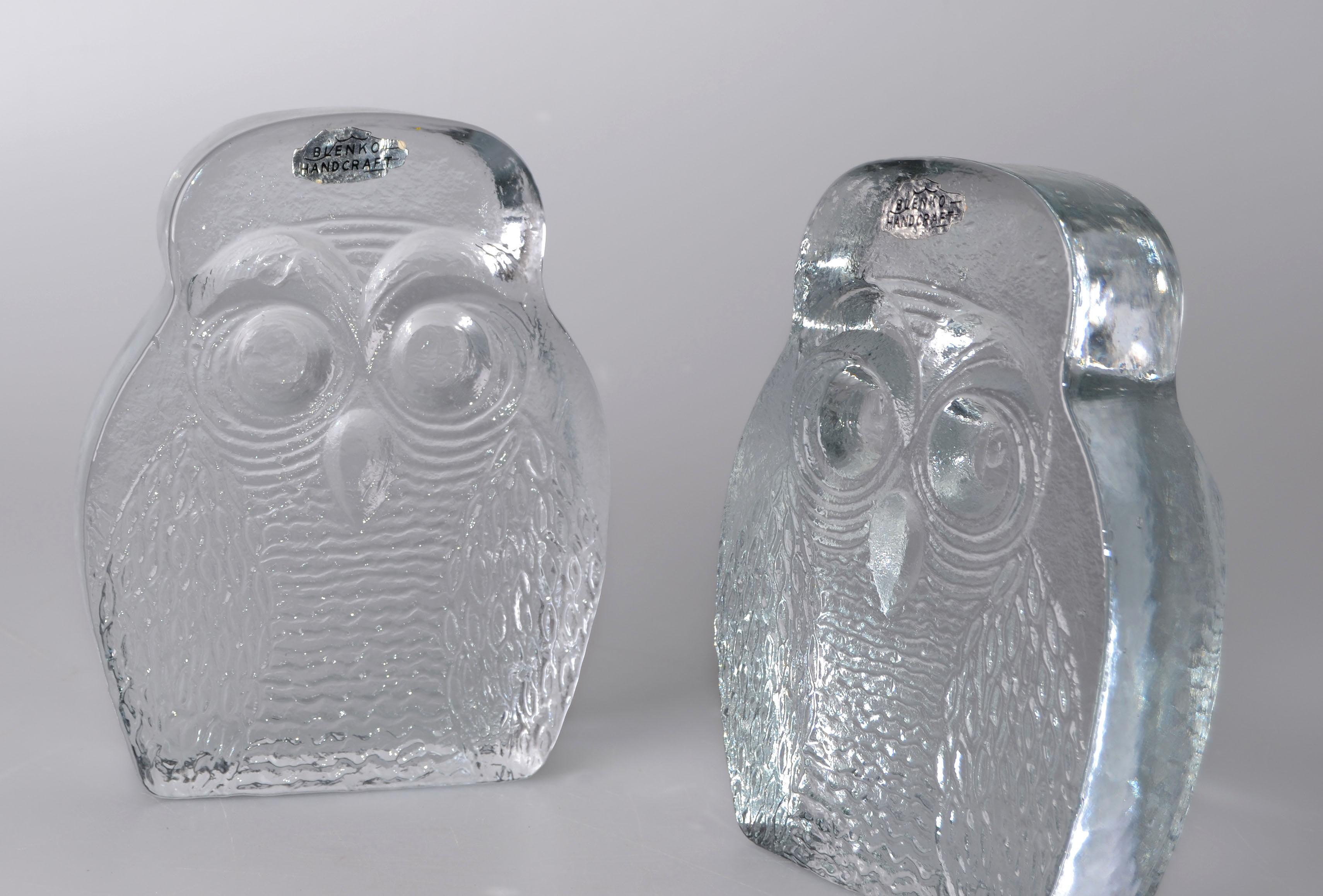 white owl bookends