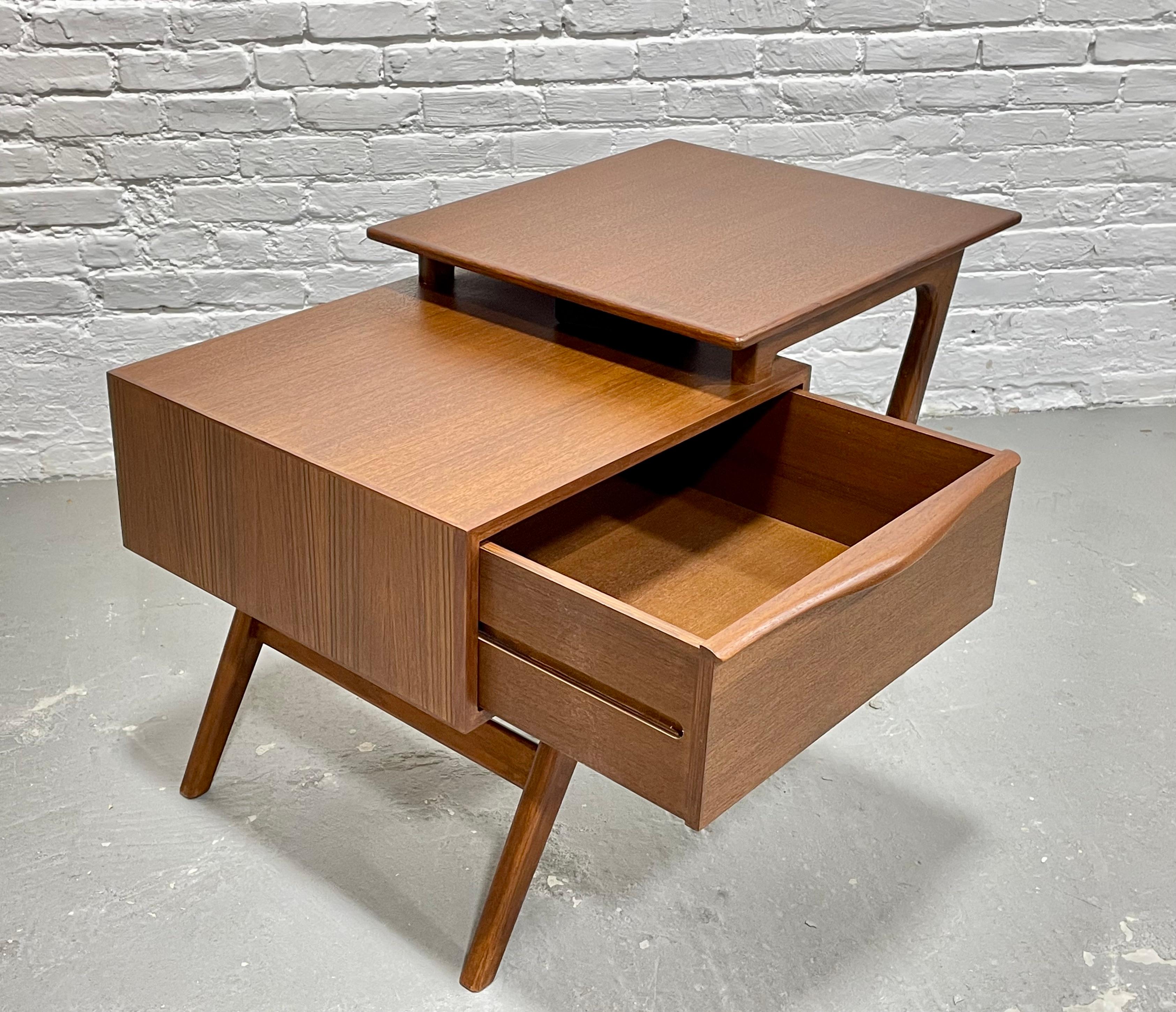 Mid-Century Modern Handcrafted Teak Entryway Cabinet / End Table / Console Table 4
