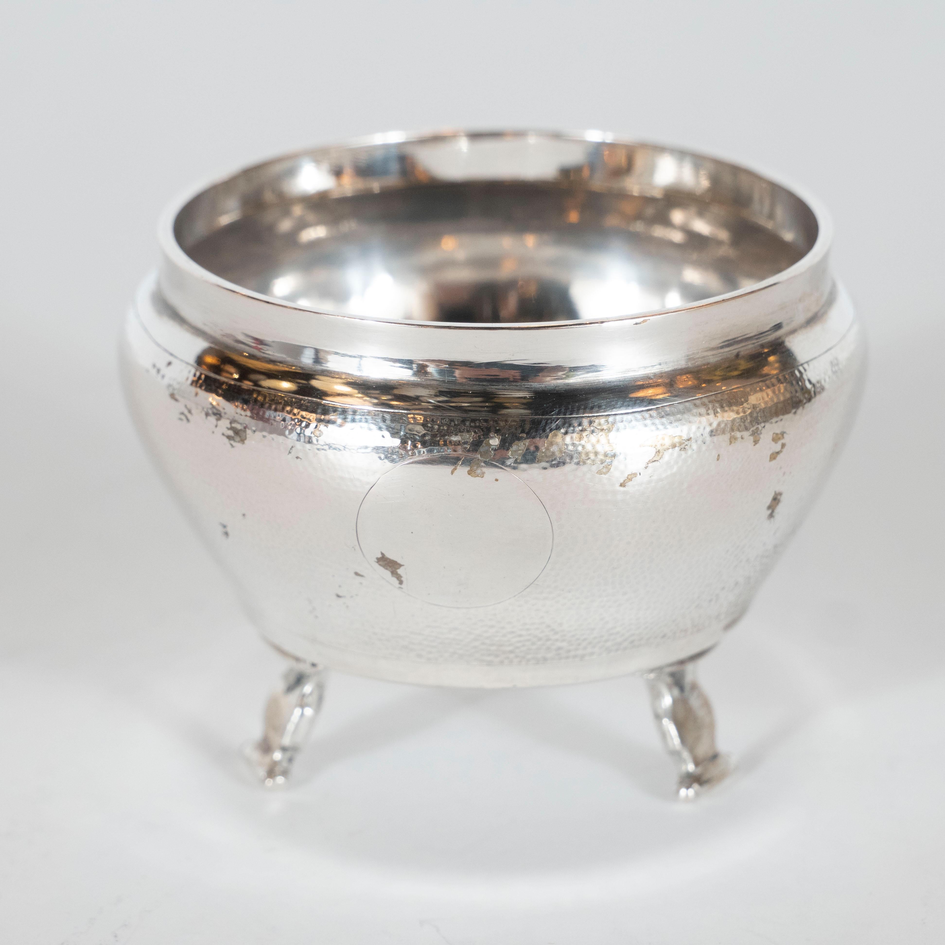 Mid-20th Century Mid-Century Modern Handmade Sterling Silver Salt Seller by Georg Jensen