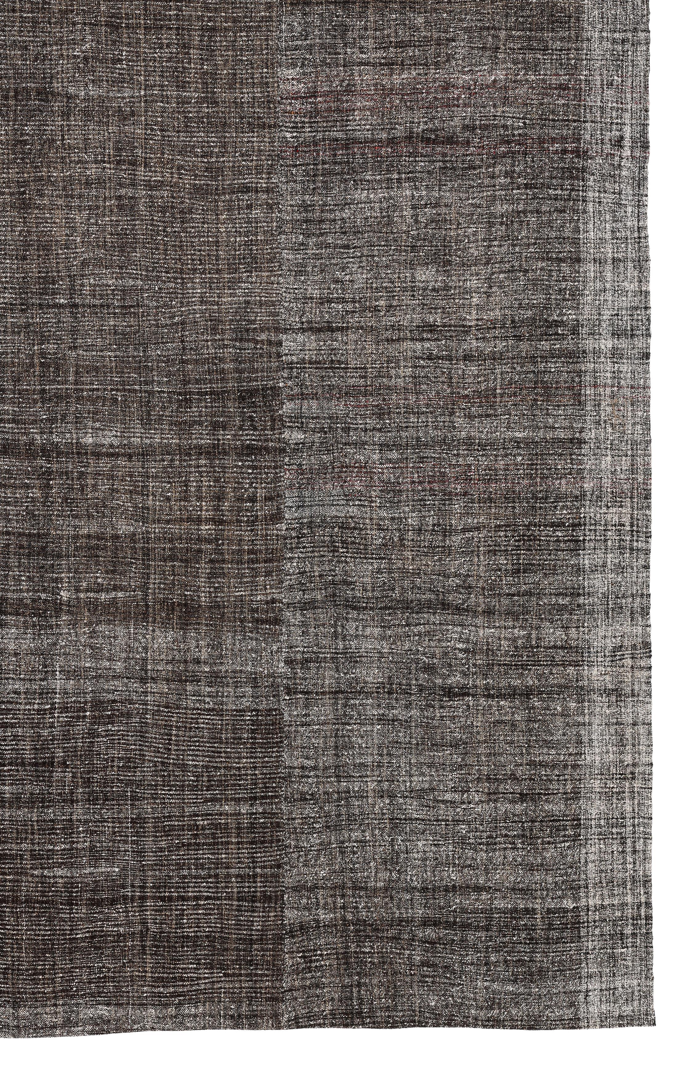 Mid-Century Modern Handwoven Pelas Rug in Natural Wool and Linen Tones im Angebot 1