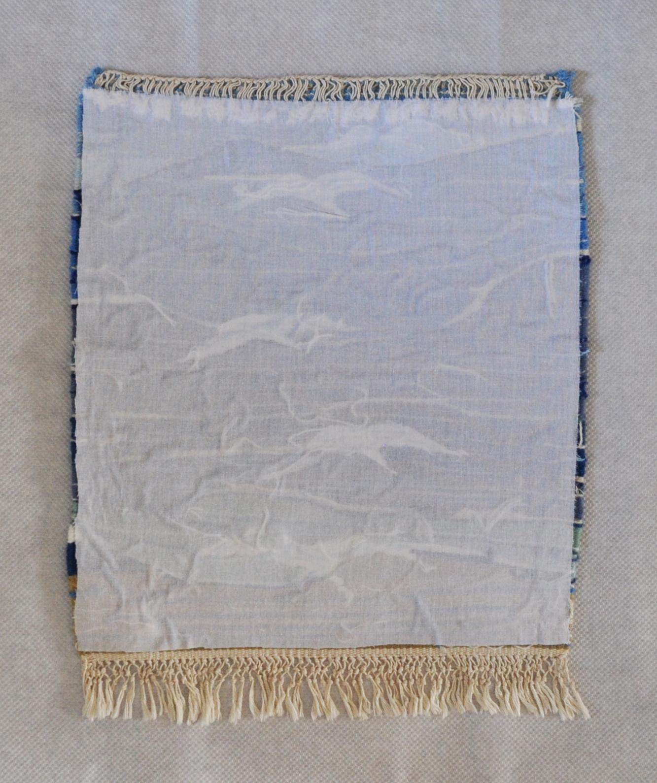 Wool Mid-Century Modern Handwoven Scandinavian Wall Tapestry