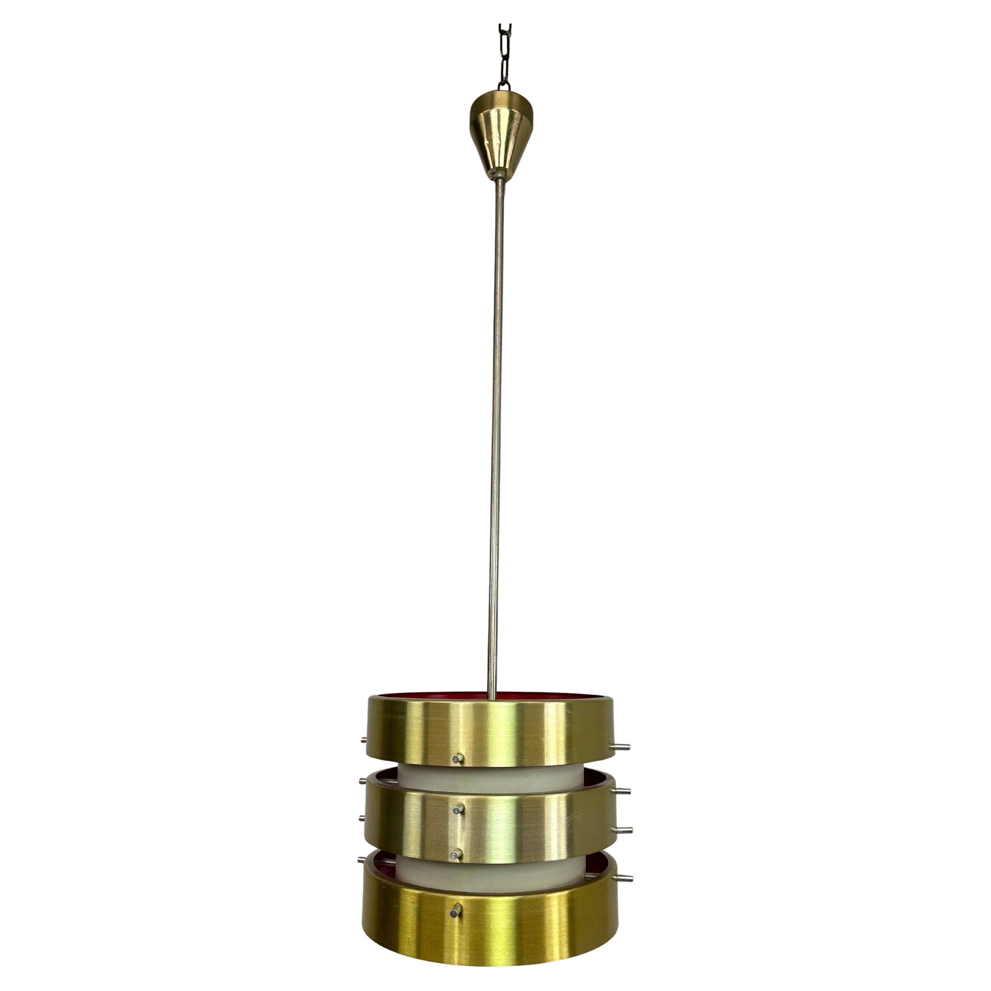 Mid-century modern hanging lamp by VEB Leuchten