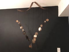 Mid-Century Modern Hanging Sculpture Mobile Wind Chime