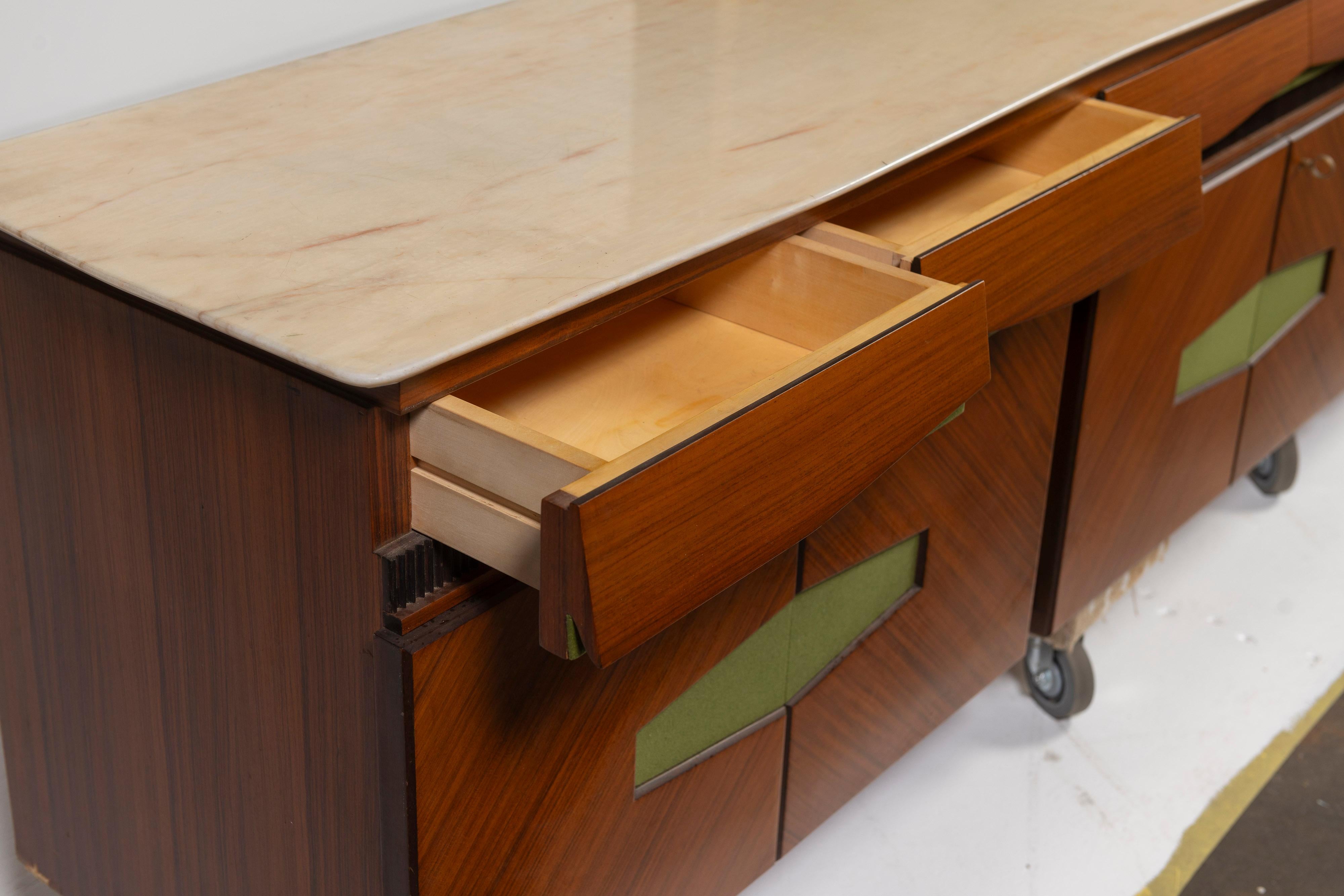 Mid-Century Modern Hanging Sideboard from La Permanente Mobili Cantù of Italy 4
