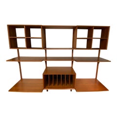 Mid-Century Modern Hanging Wall Unit by Poul Cadovius Mid-Century Modern Hanging Wall Unit by Poul Cadovius