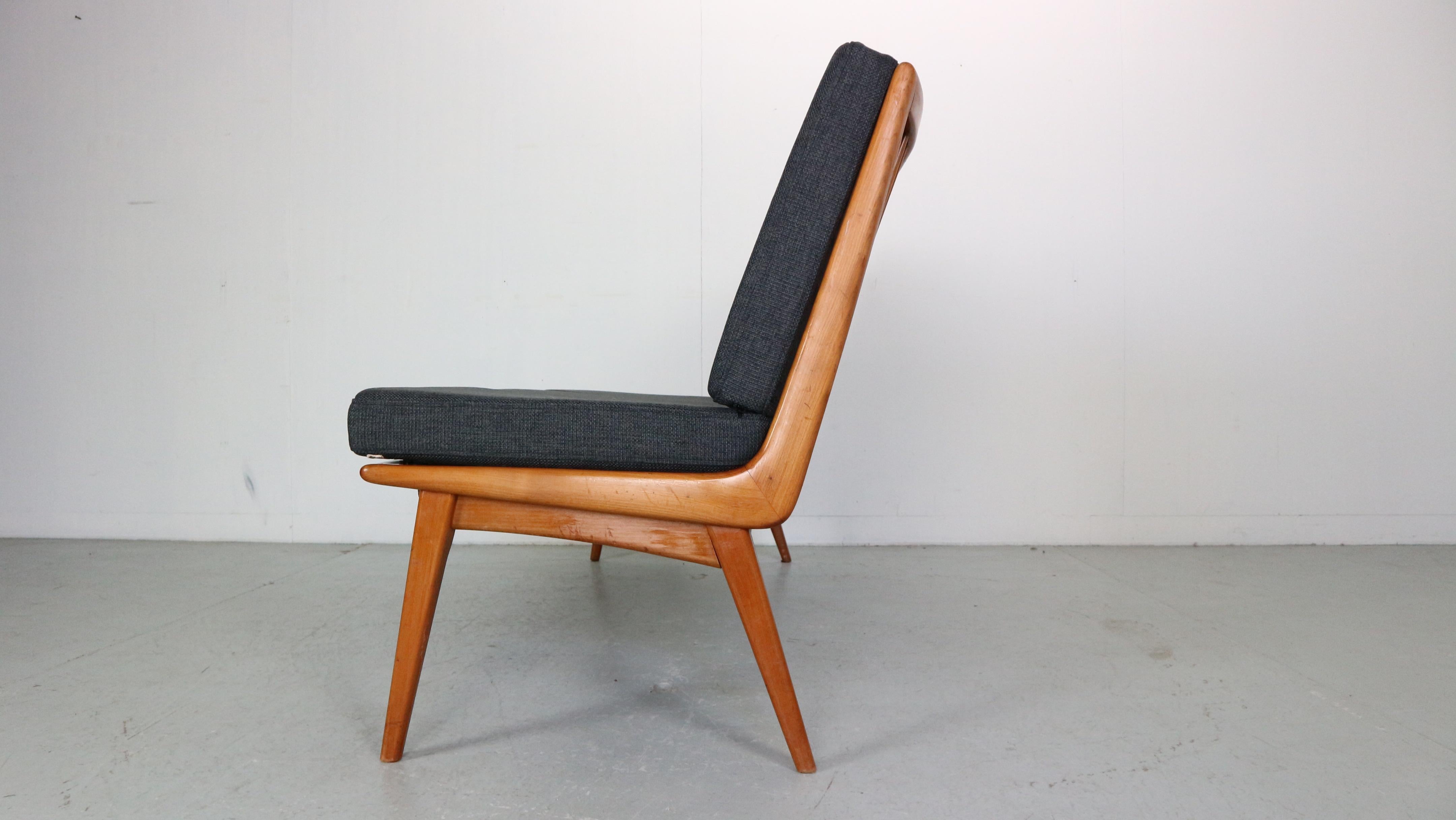 Mid-Century Modern Hans Mitzlaff 1950s Boomerang Sofa for Eugen Schmidt, 1950's For Sale 5