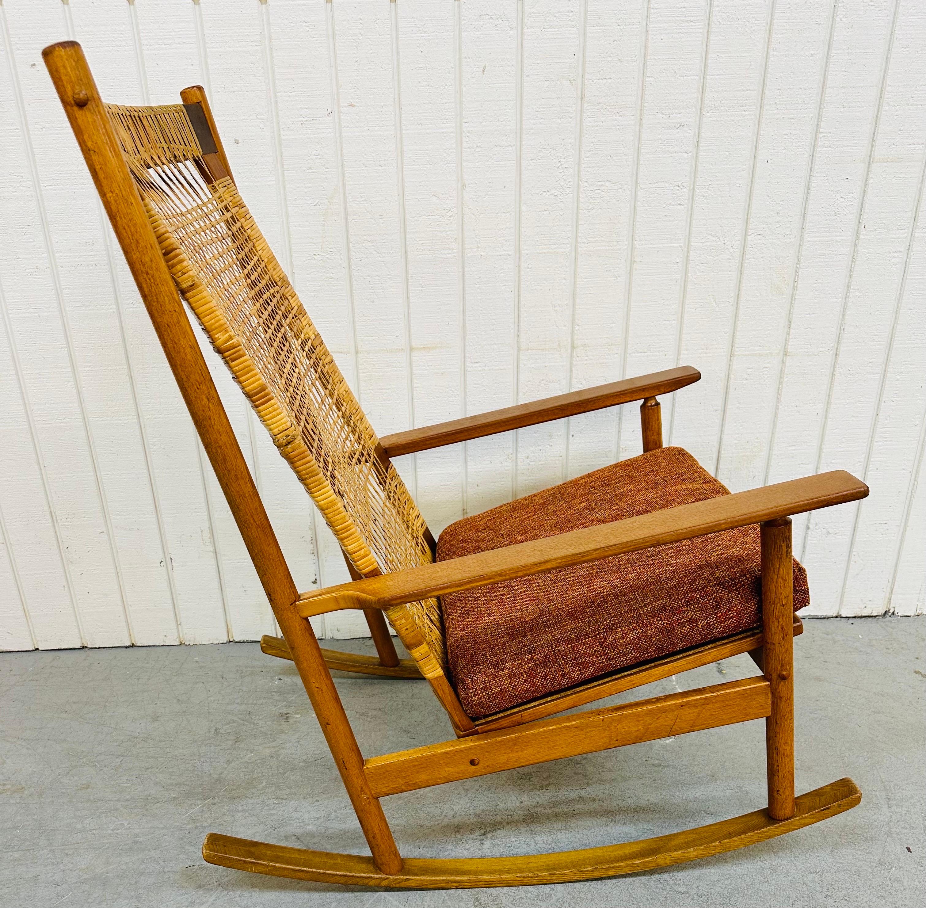 Danish Mid-Century Modern Hans Olsen Teak Rocking Chair