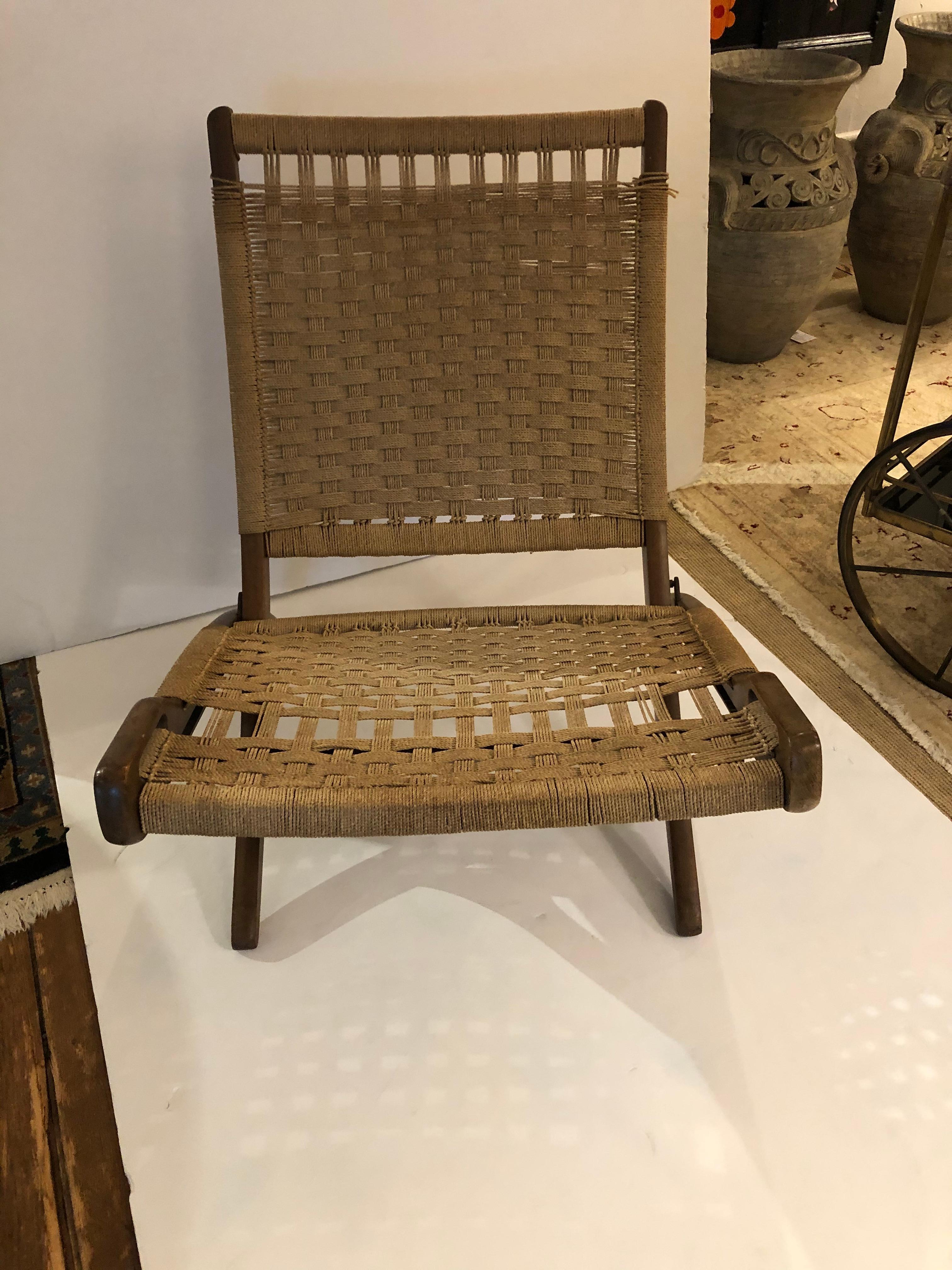 hans wegner rope chair