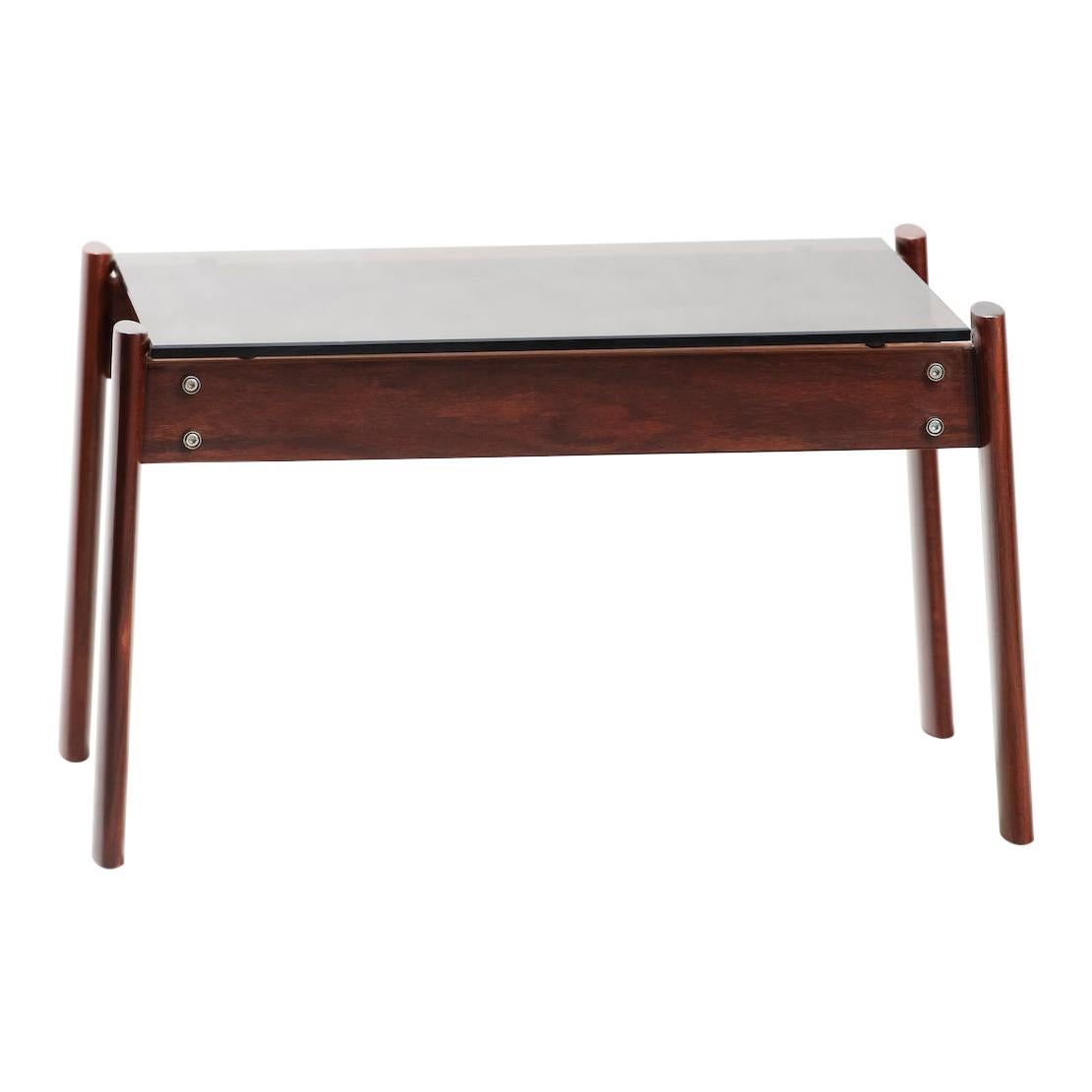 Mid-Century Modern Hardwood Percival Lafer Side Table for Lafer