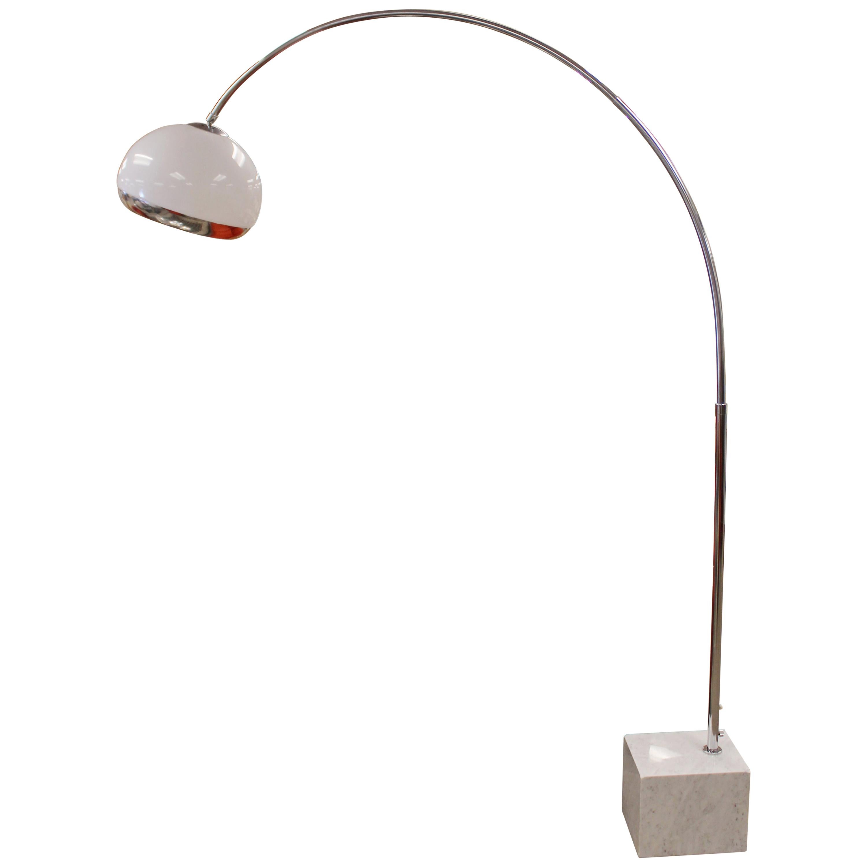 mid century modern arc lamp