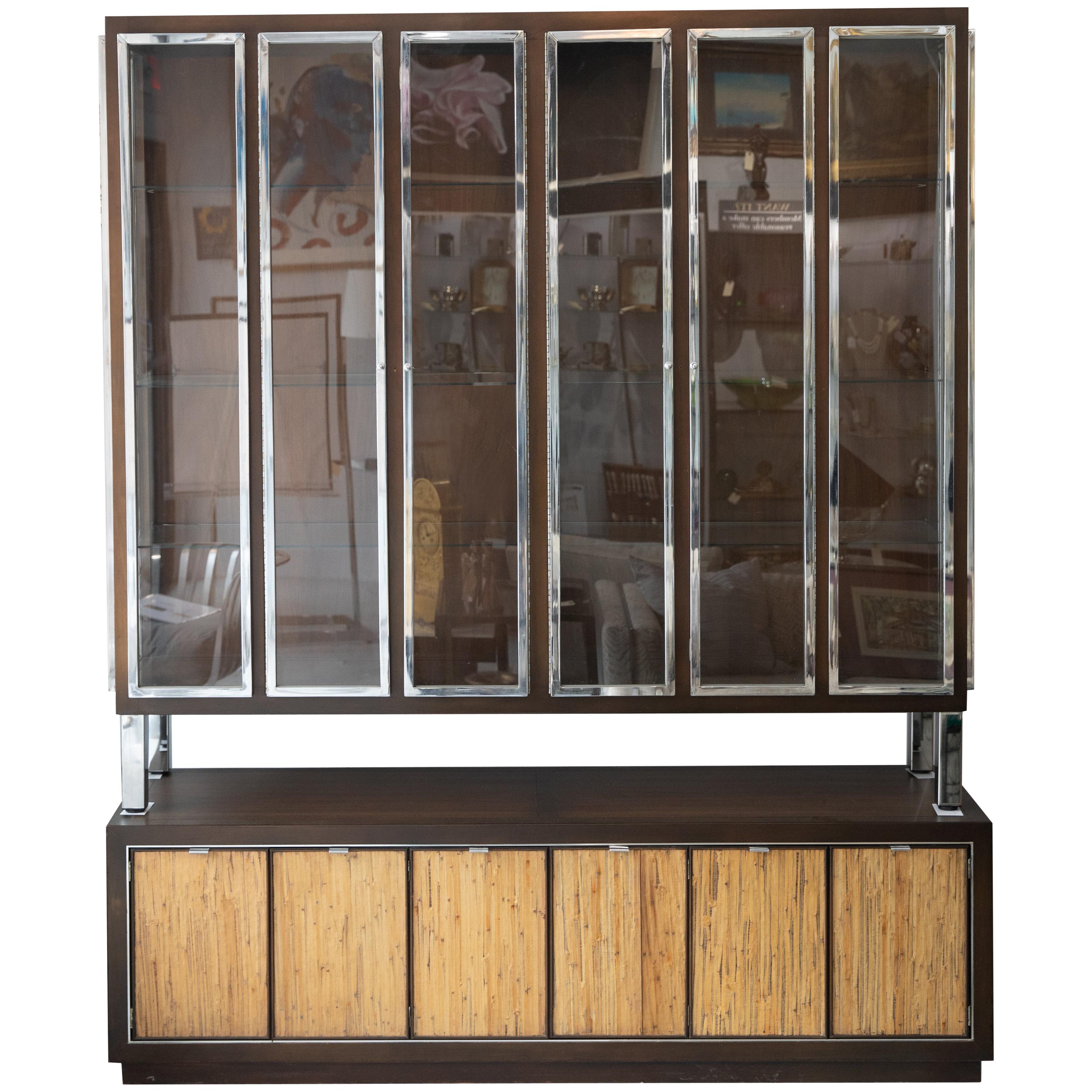 Mid-Century Modern Harvey Probber Combo Low Cabinet and Showcase
