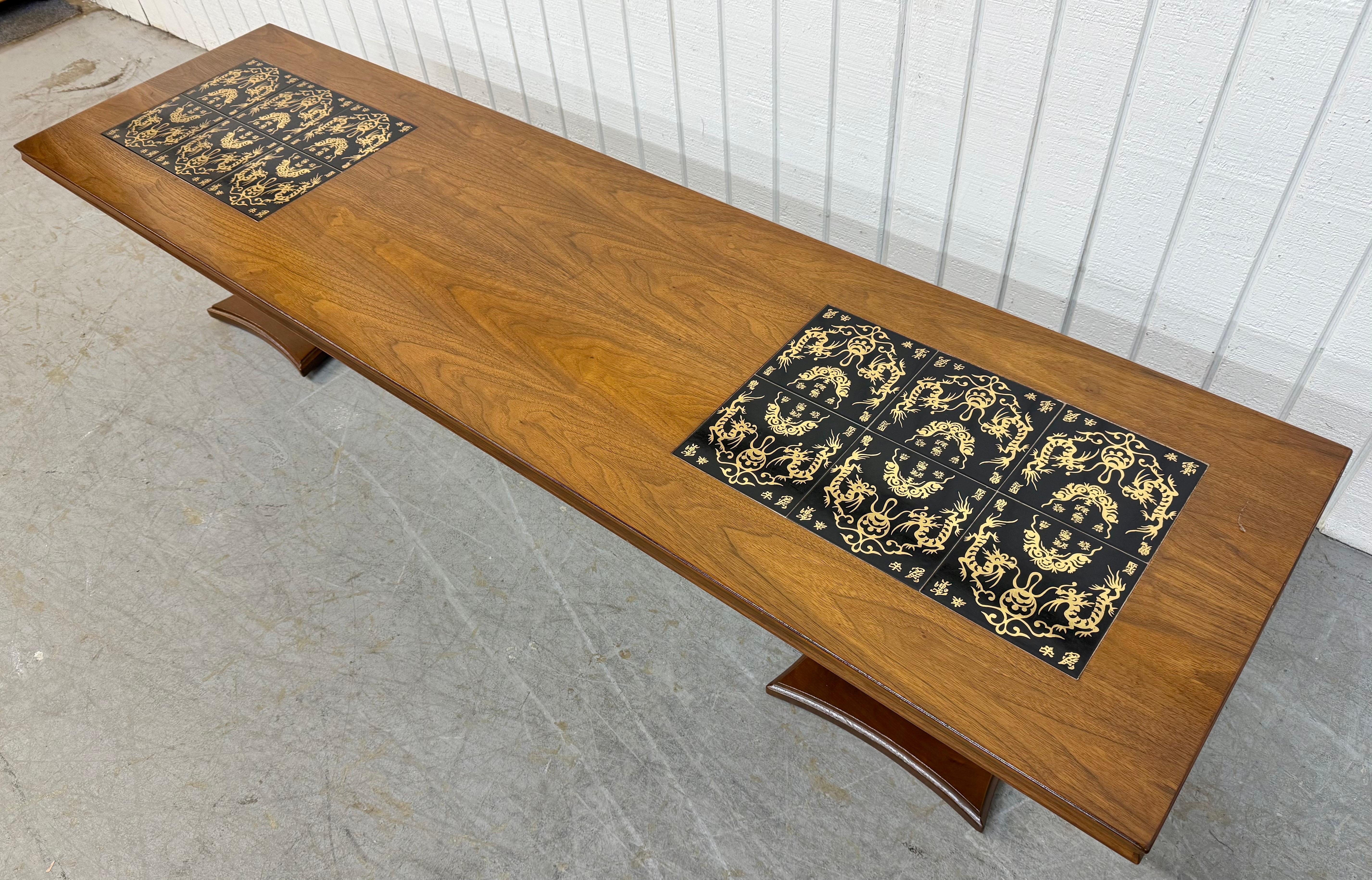 Américain Mid-Century Modern Harvey Probber Style Walnut Coffee Table en vente