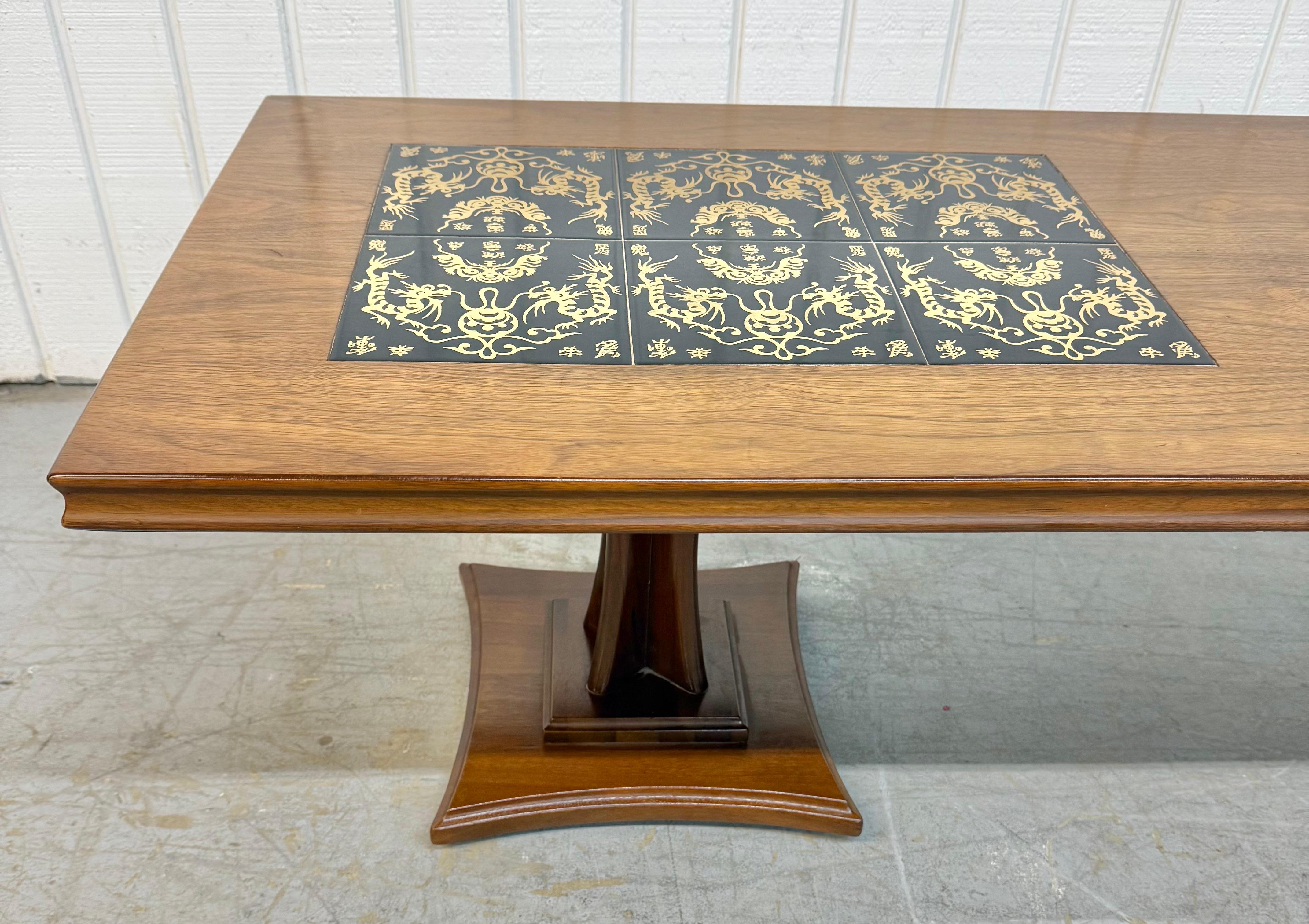 Mid-Century Modern Harvey Probber Style Walnut Coffee Table Bon état - En vente à Clarksboro, NJ