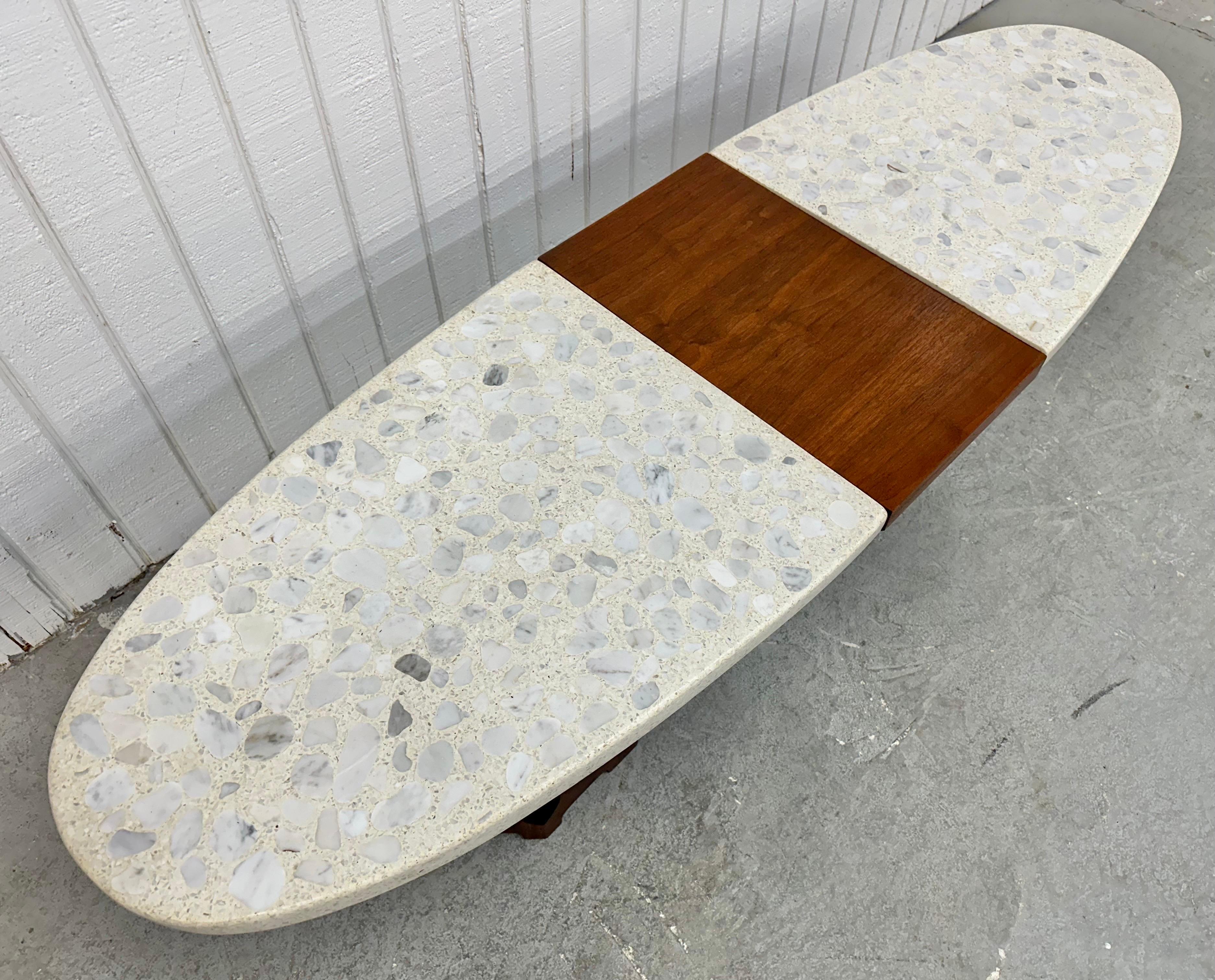 20th Century Mid-Century Modern Harvey Probber Terrazzo Walnut Coffee Table