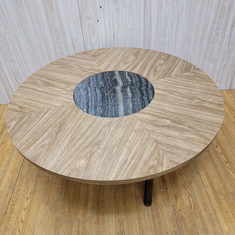 Modern Black Marble Coffee Tables | CB2