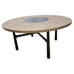 Harvey Probber Cocktailtisch aus Nussbaum mit schwarzem Marmor, Mid-Century Modern
