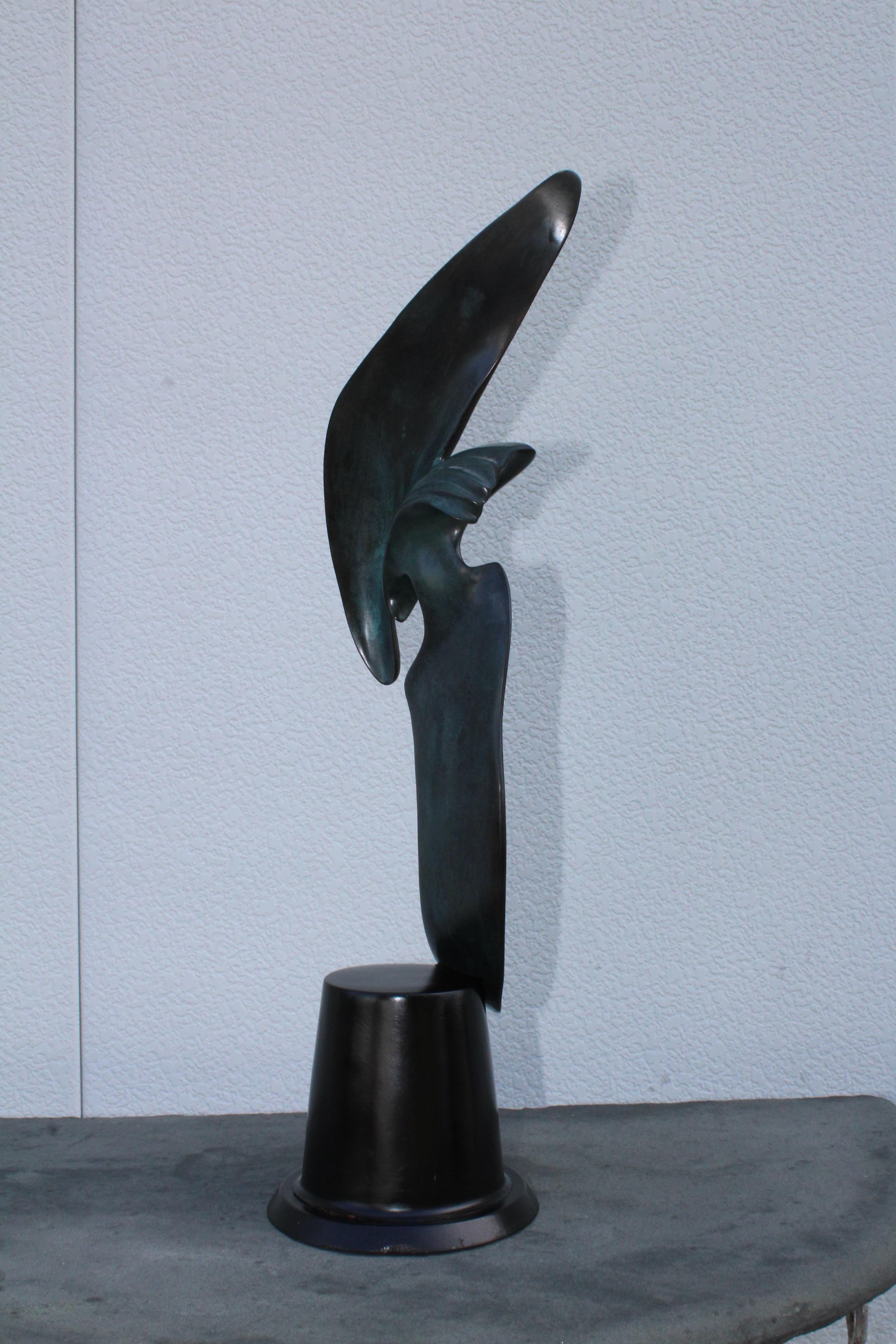 Mid-Century Modern Hattakitkosol Somchai Bronze Bird Sculpture For Sale 1