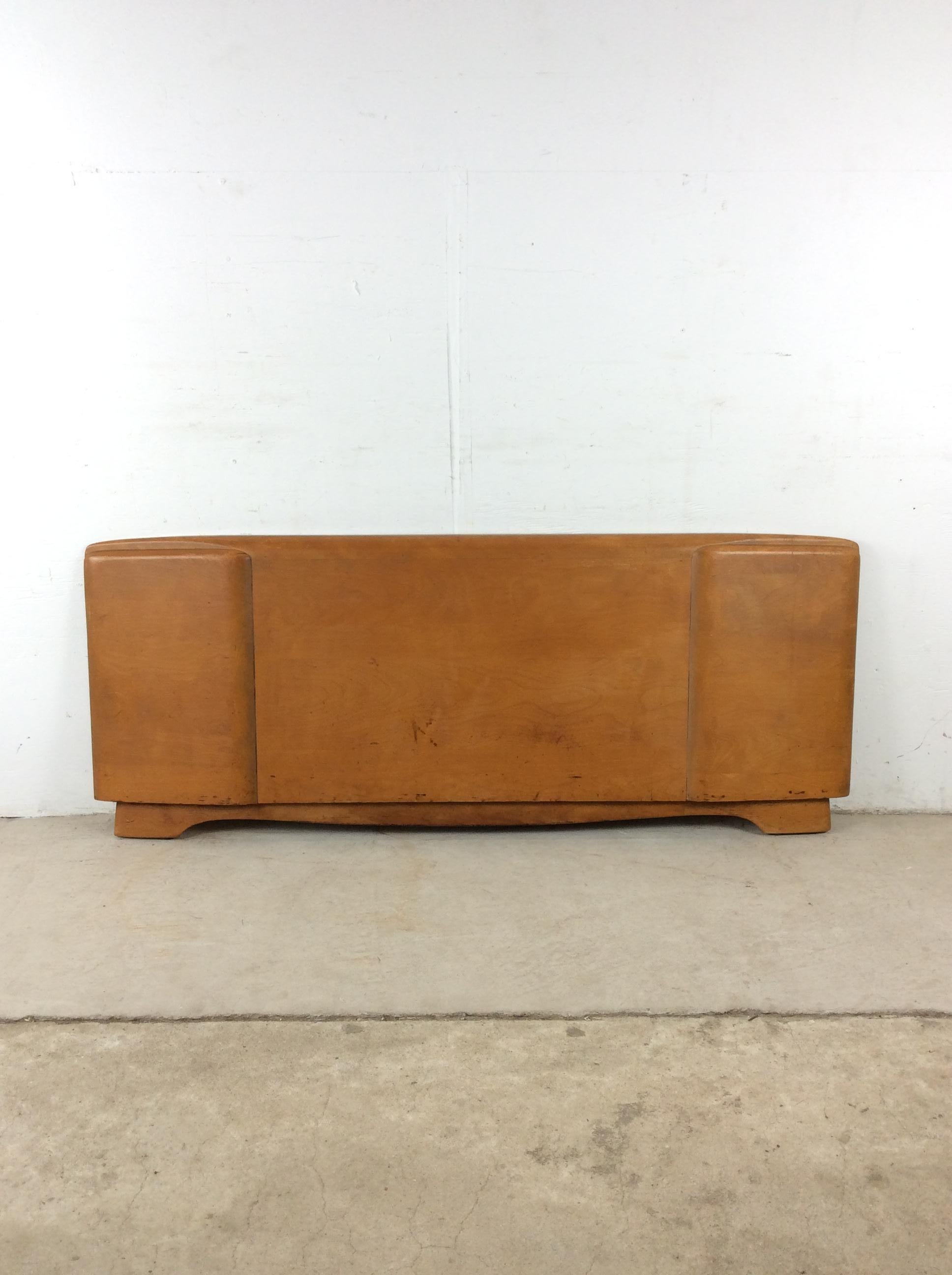 Tête et pied de lit modernes du milieu du siècle par Heywood Wakefield en vente 3