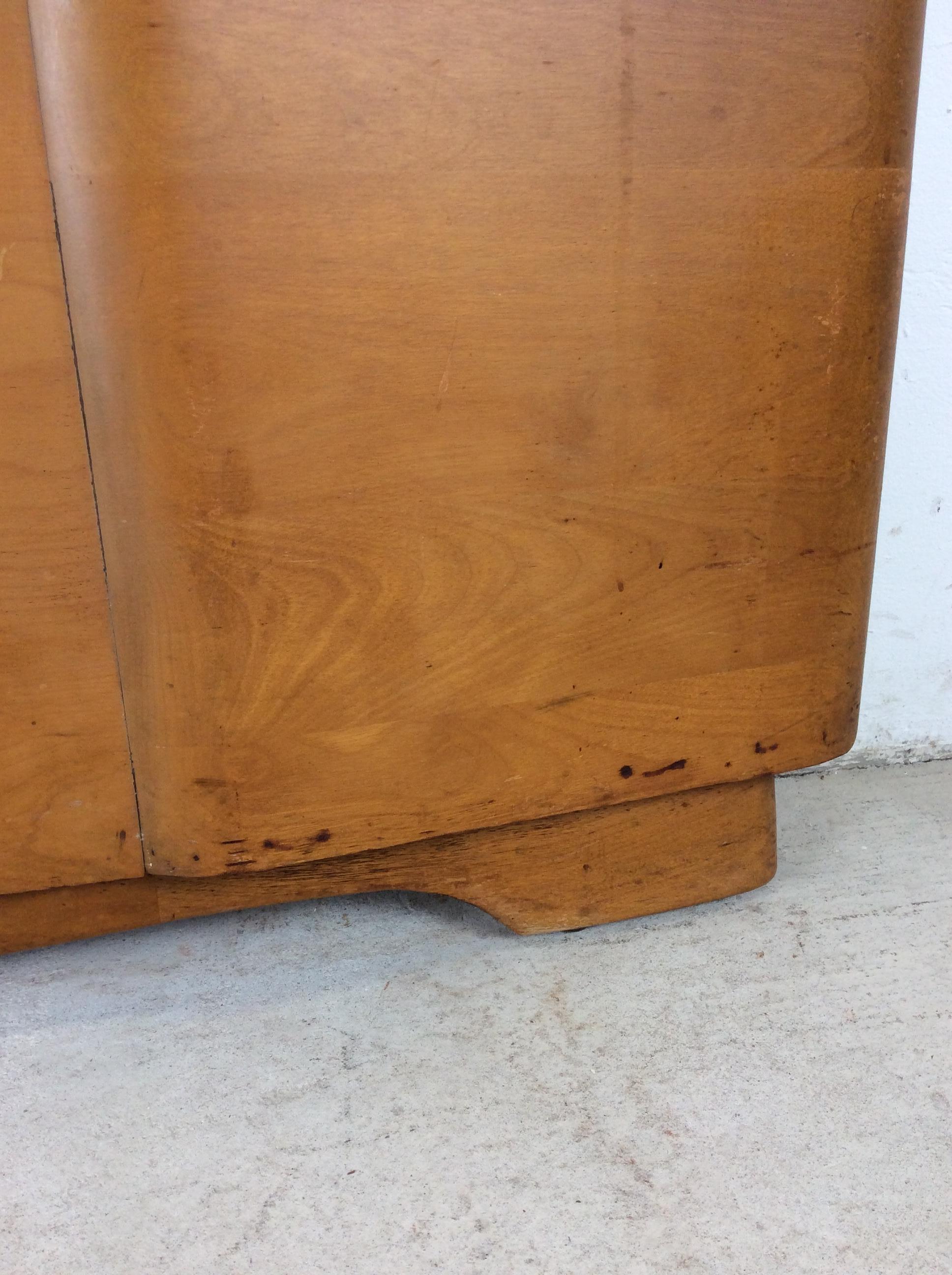 Tête et pied de lit modernes du milieu du siècle par Heywood Wakefield en vente 7