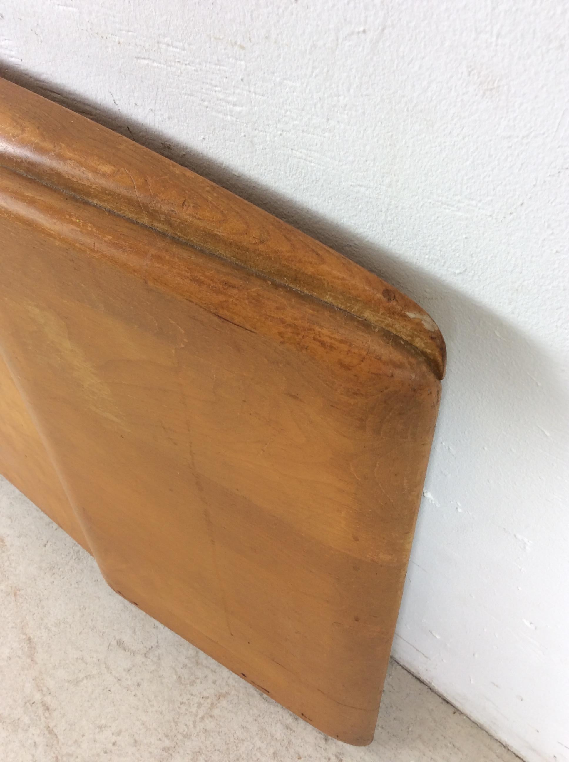 Tête et pied de lit modernes du milieu du siècle par Heywood Wakefield en vente 8