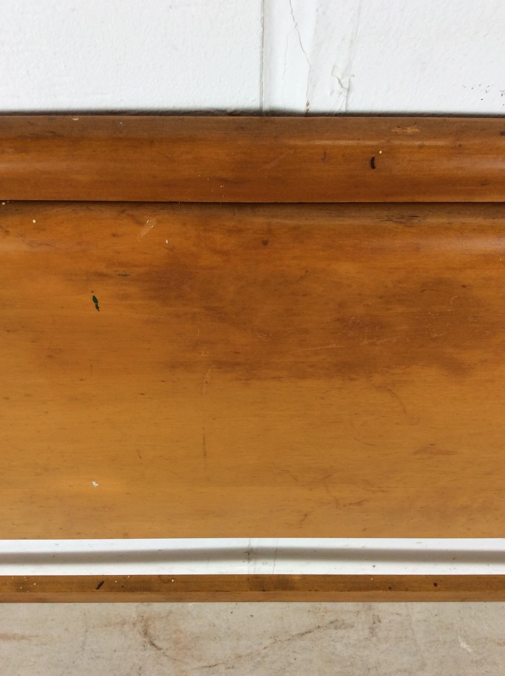 20ième siècle Tête et pied de lit modernes du milieu du siècle par Heywood Wakefield en vente