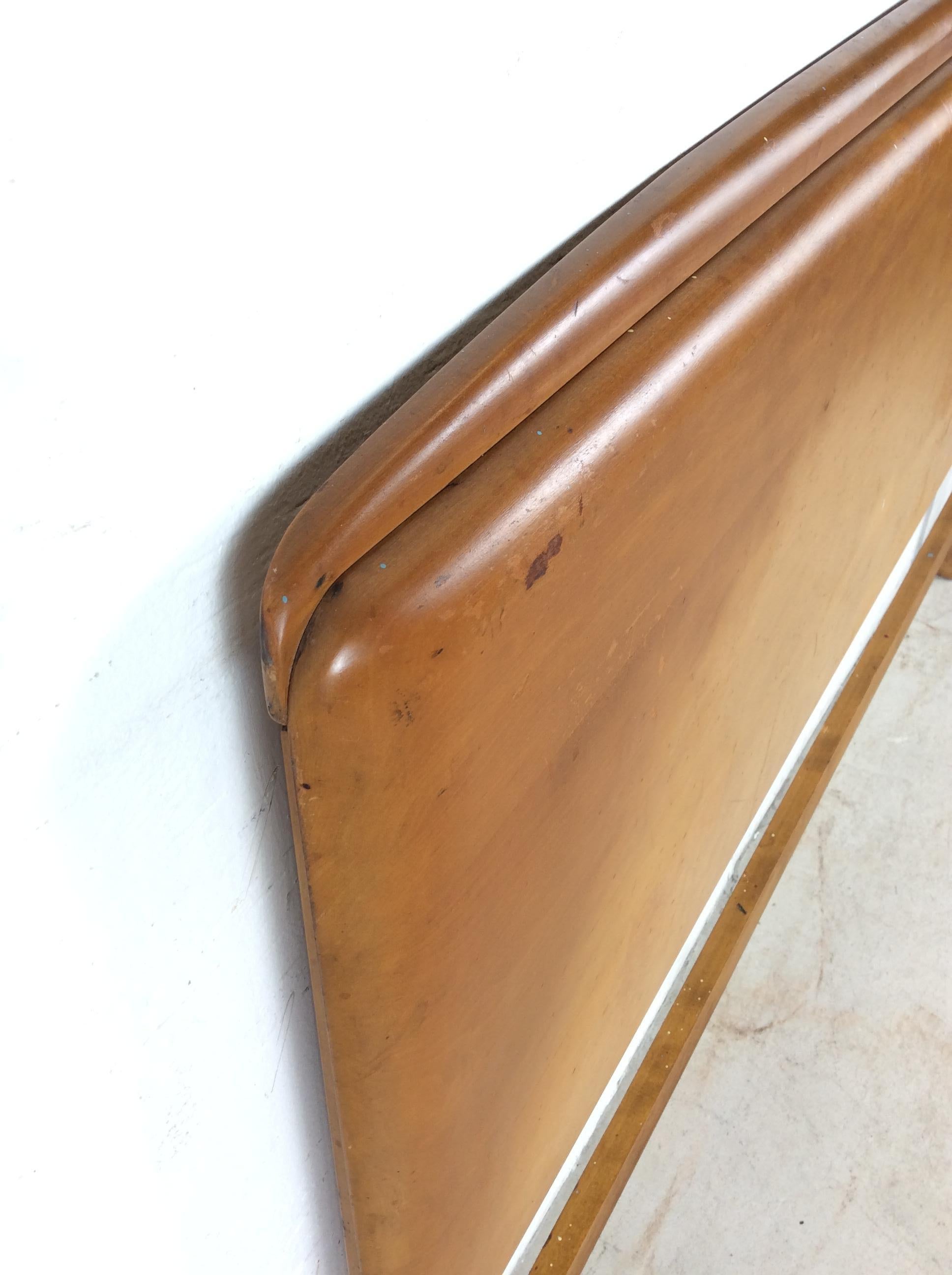 Tête et pied de lit modernes du milieu du siècle par Heywood Wakefield en vente 1