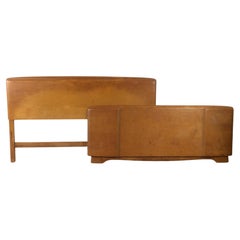 Mid Century Modern Headboard 
Footboard by Heywood Wakefield