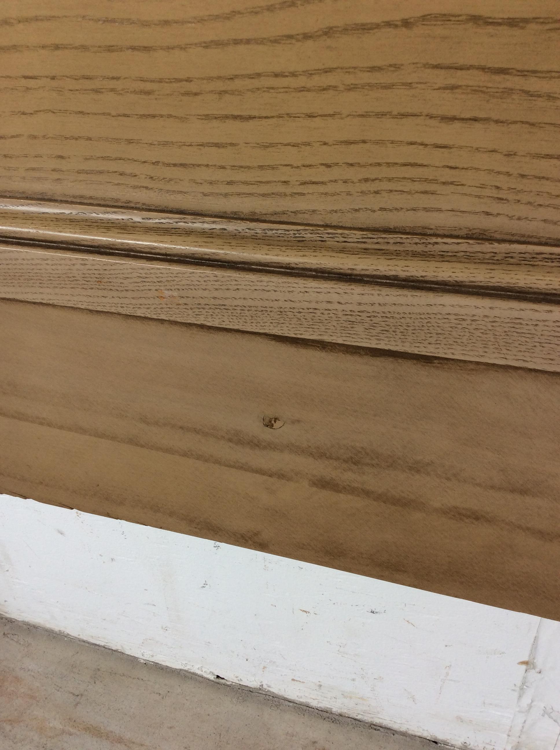 20ième siècle Mid Century Modern Headboard & Footboard with Limed Oak Finish en vente