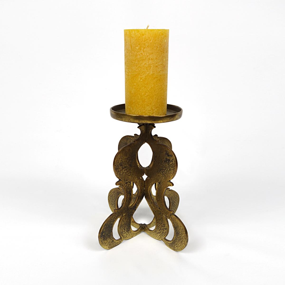 mid century candlestick holder