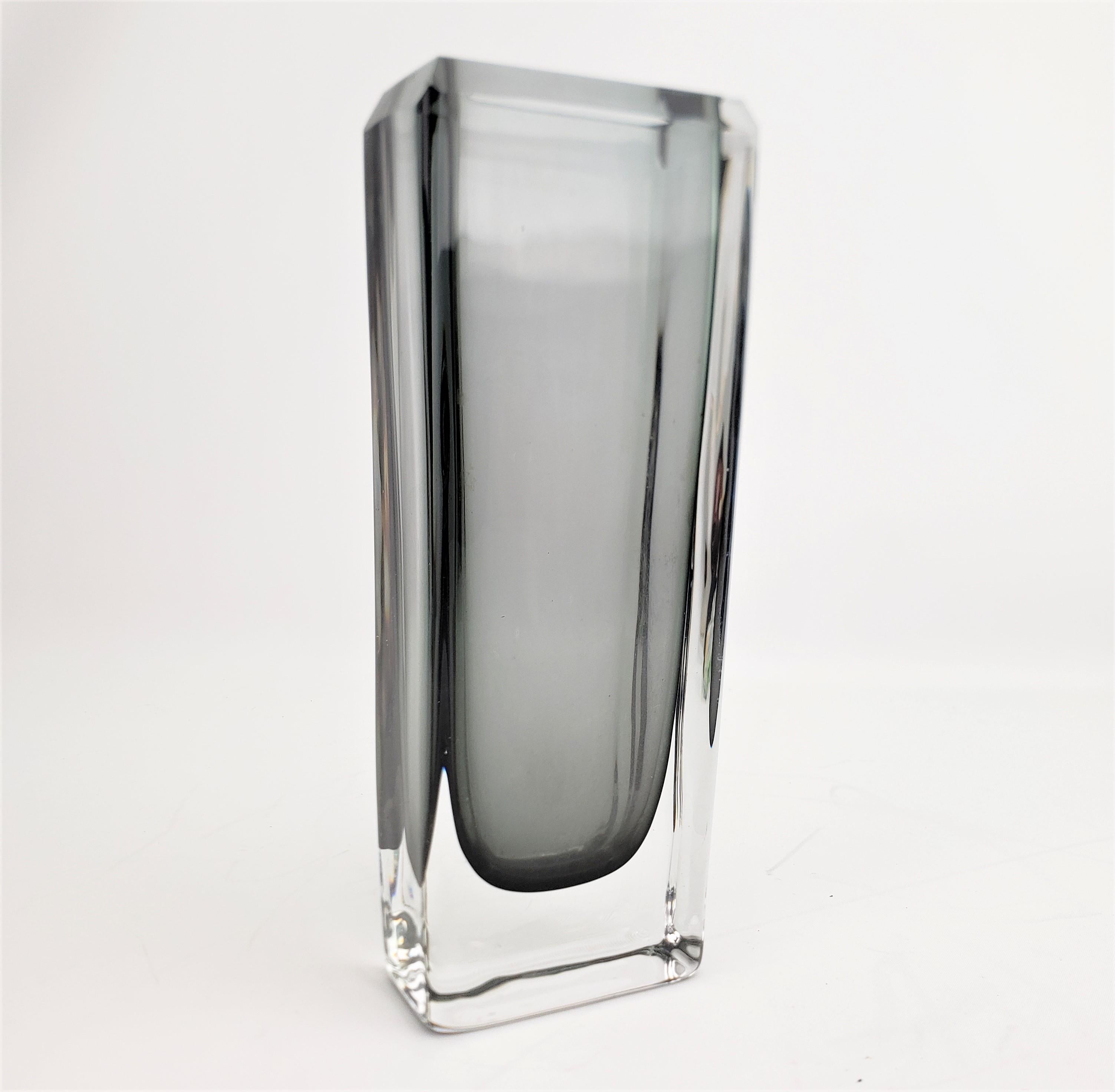 oblong glass vase