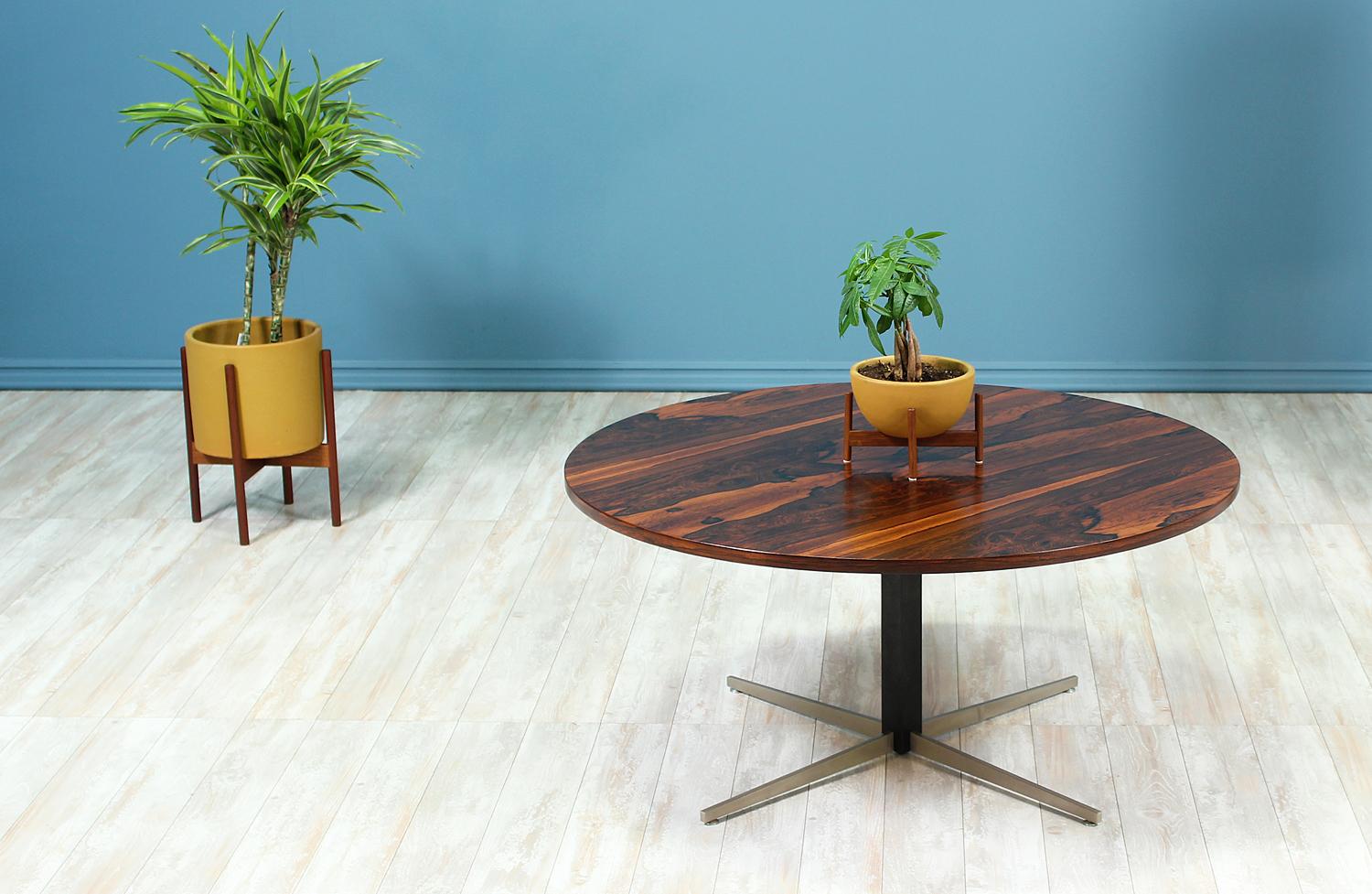 Mid-Century Modern Height-Adjustable Rosewood Dining / Coffee Table 4