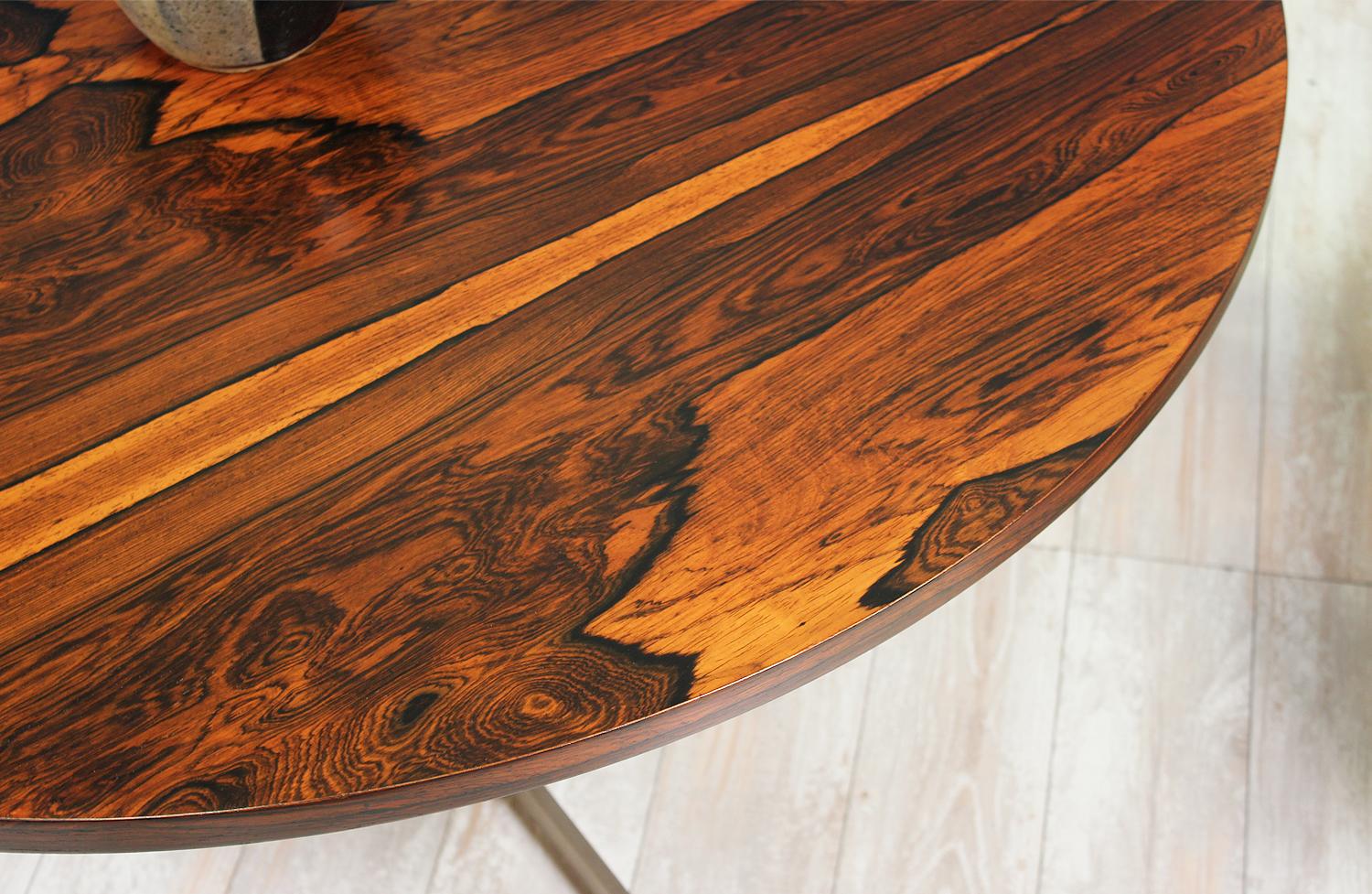 Mid-Century Modern Height-Adjustable Rosewood Dining / Coffee Table 7