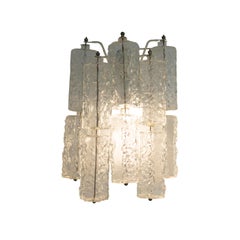 Mid-Century Modern Hendcrafted Venini Glass Sconce by Toni Zuccheri, Italy, 1960