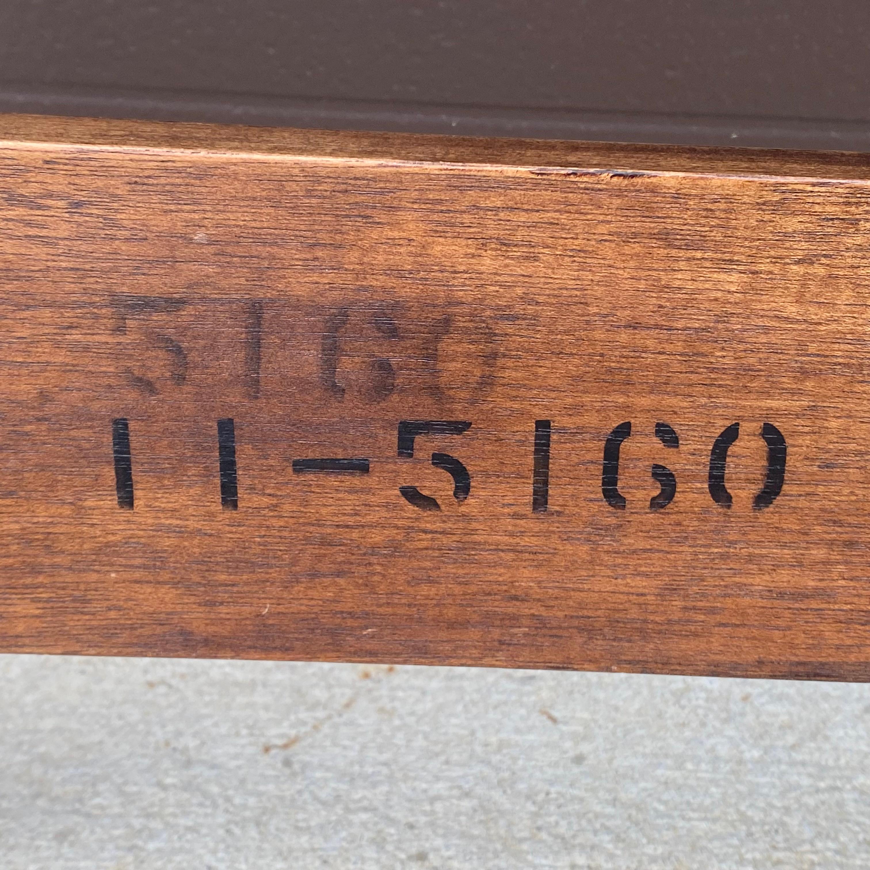 Mid-Century Modern Henredon Circa 60 Twin Headboard For Sale 1