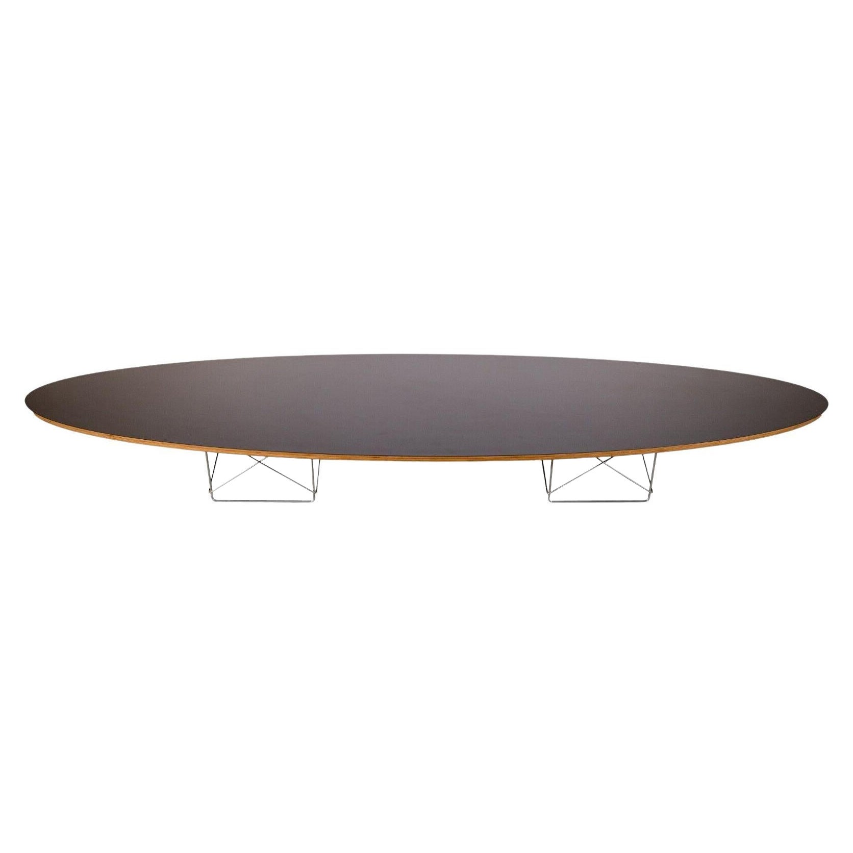 Mid-Century Modern Herman Miller Eames Elliptical Surfboard Coffee Table