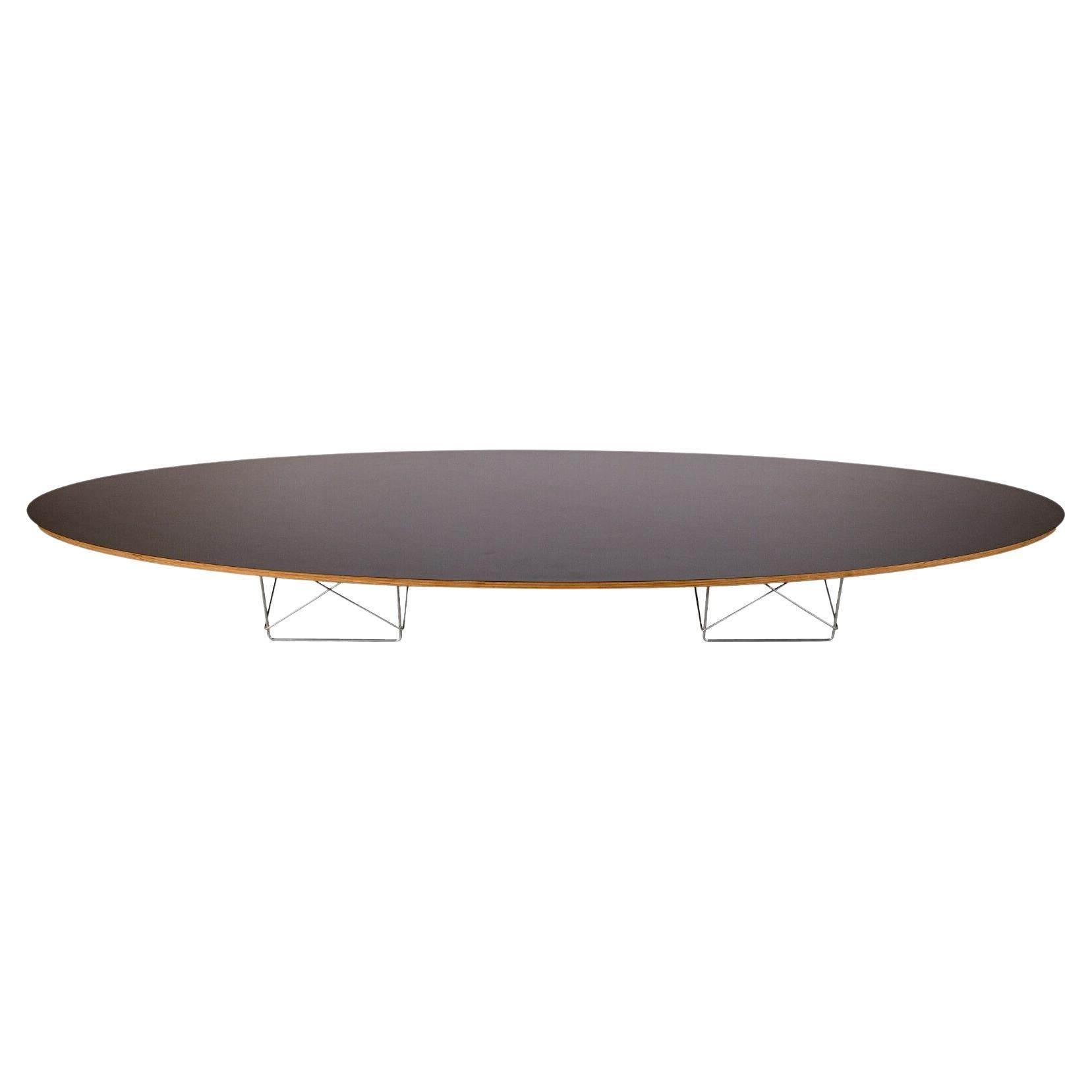 Mid-Century Modern Herman Miller Eames Elliptical Surfboard Coffee Table