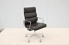 Mid-Century Modern Herman Miller Eames Soft Pad Brown Leather Executive Chair