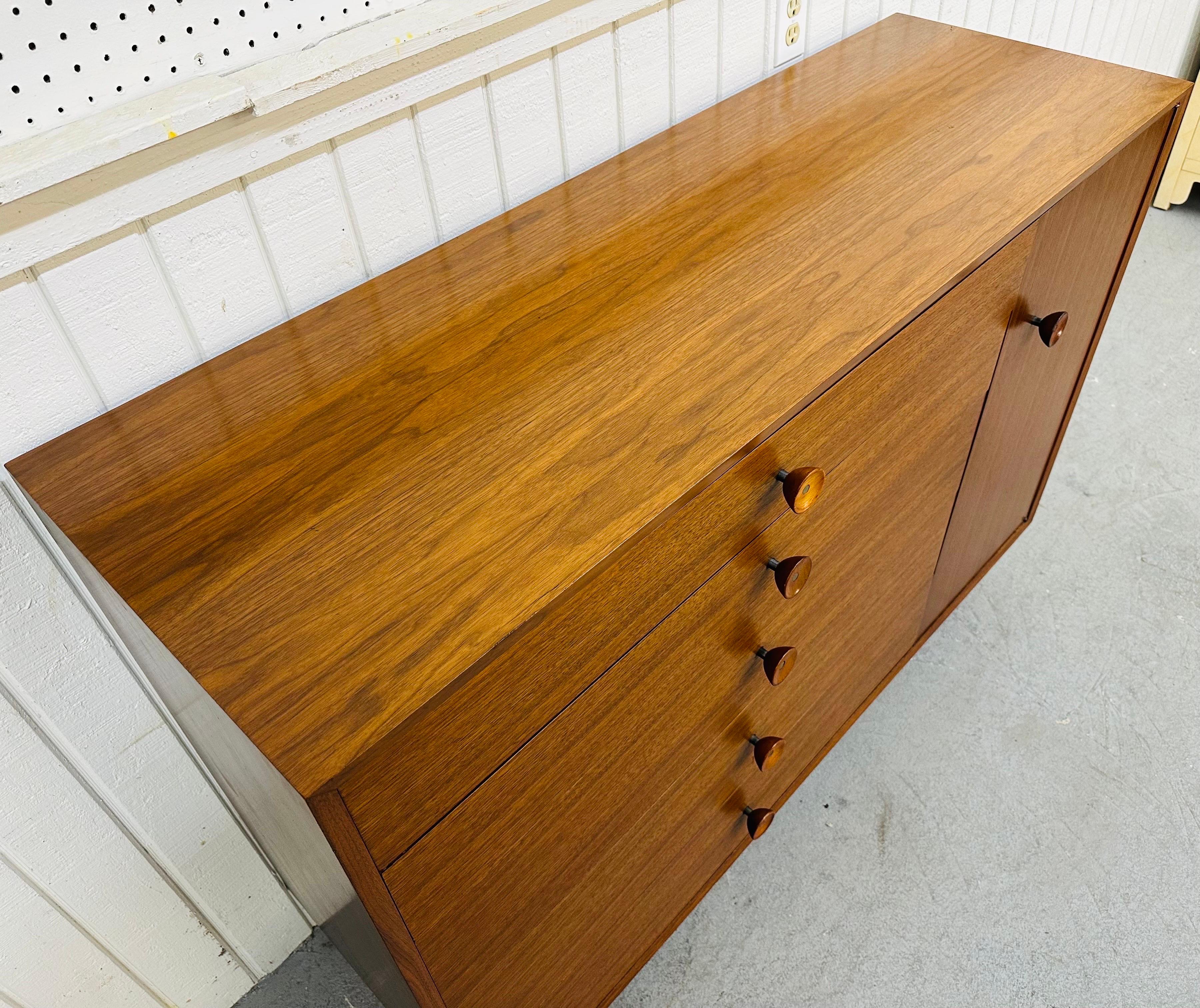 20th Century Mid-Century Modern Herman Miller for George Nelson Walnut Dresser