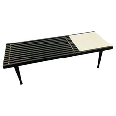 Mid-Century Modern Herman Miller George Nelson Style Coffee Cocktail Table Bench