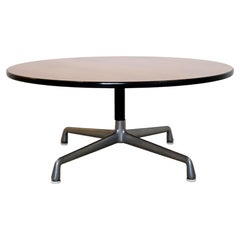 Mid-Century Modern Herman Miller Low Round Circular Coffee Table, 1960s