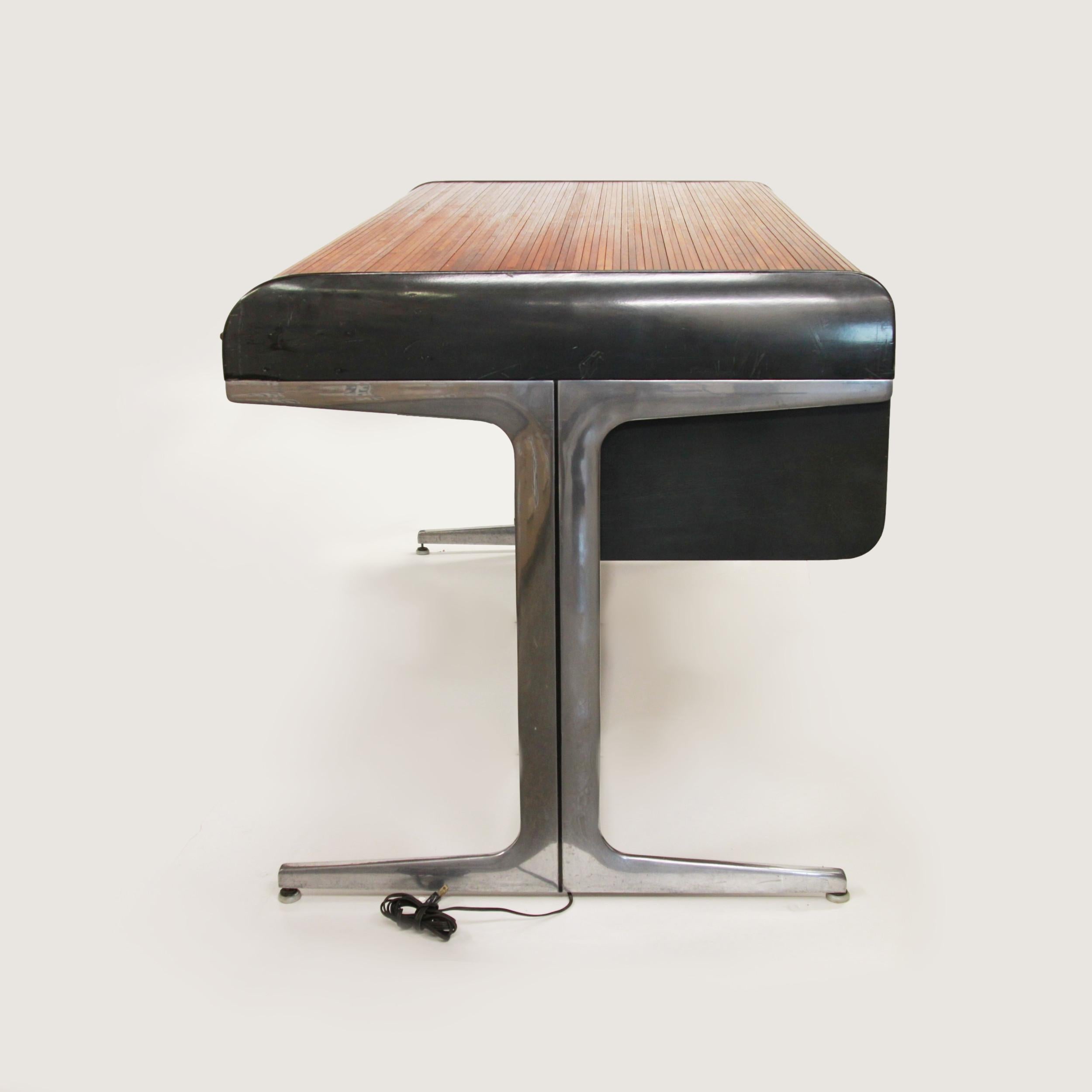 Mid-20th Century Mid-Century Modern Herman Miller Roll Top Action Office Desk by George Nelson For Sale