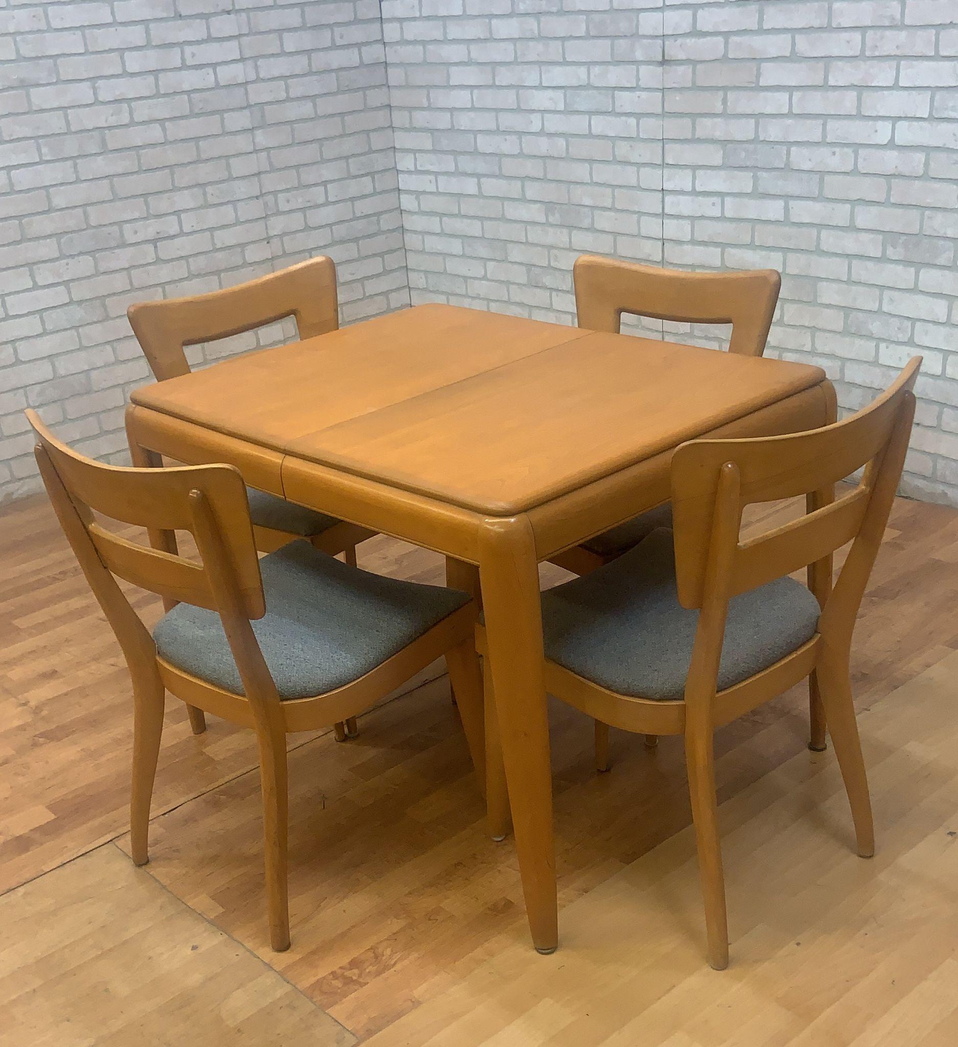 Mid Century Modern Heywood Wakefield 8 Piece Dining Set

The Mid Century Modern Heywood Wakefield 8 Piece Dining Set is a timeless representation of mid-century design excellence. This set, crafted by Heywood Wakefield, includes six M154 “Dog Bone”