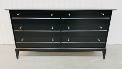 Mid-Century Modern Heywood Wakefield Black Lacquered Dresser